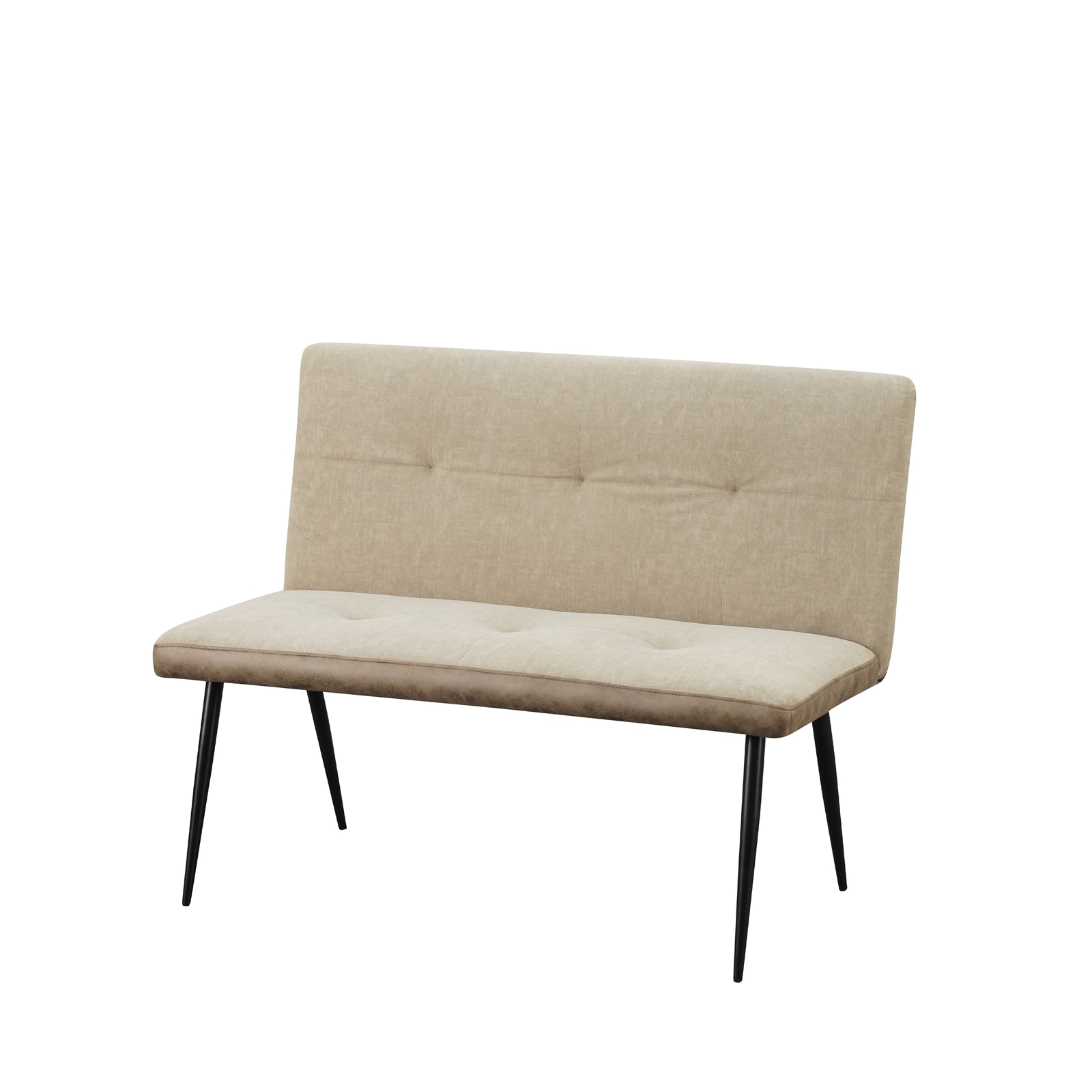 HTI-Living 2-Sitzer Bank Antikbraun/Taupe Joschka - Bild 1