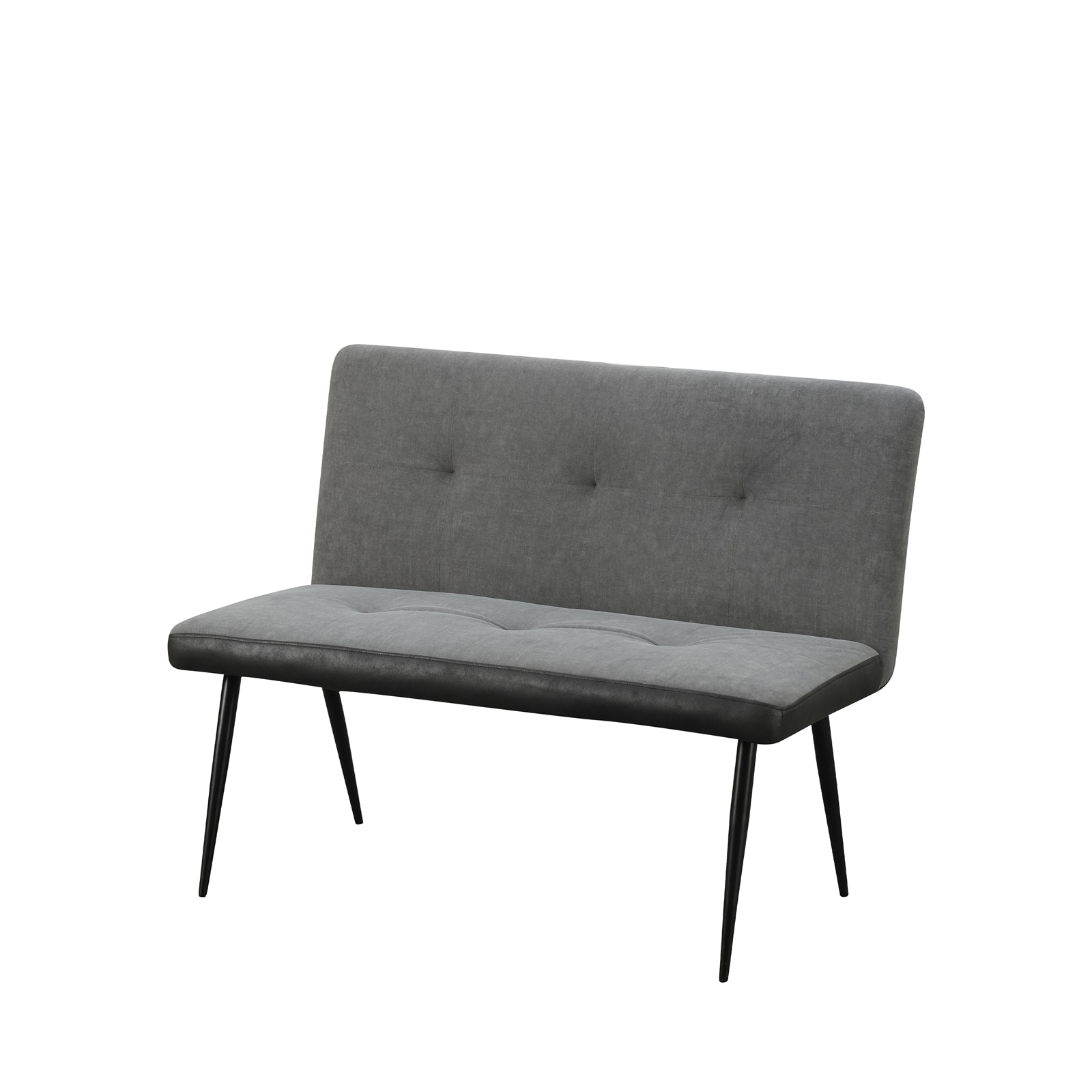 HTI-Living 2-Sitzer Bank Anthrazit/Grau Joschka - Bild 1