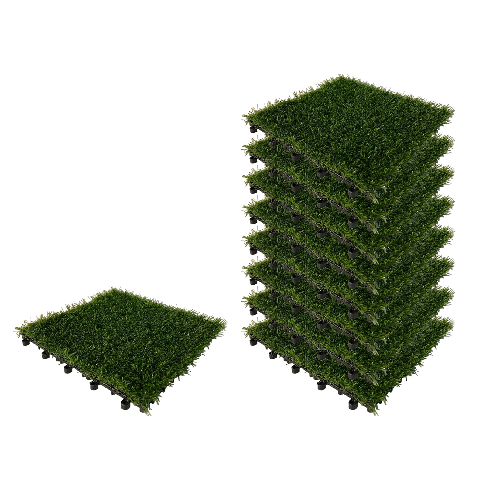 HTI-Living Kunstrasenplatte 9-teilig Nessa Klick - Bild 1