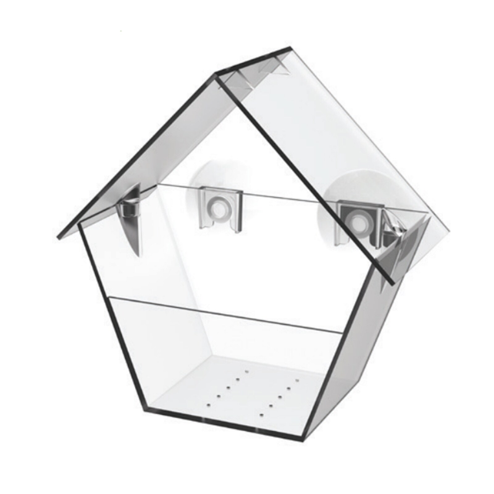 HTI-Living Vogelfutterhaus Nessa transparent 1-teilig - Bild 1