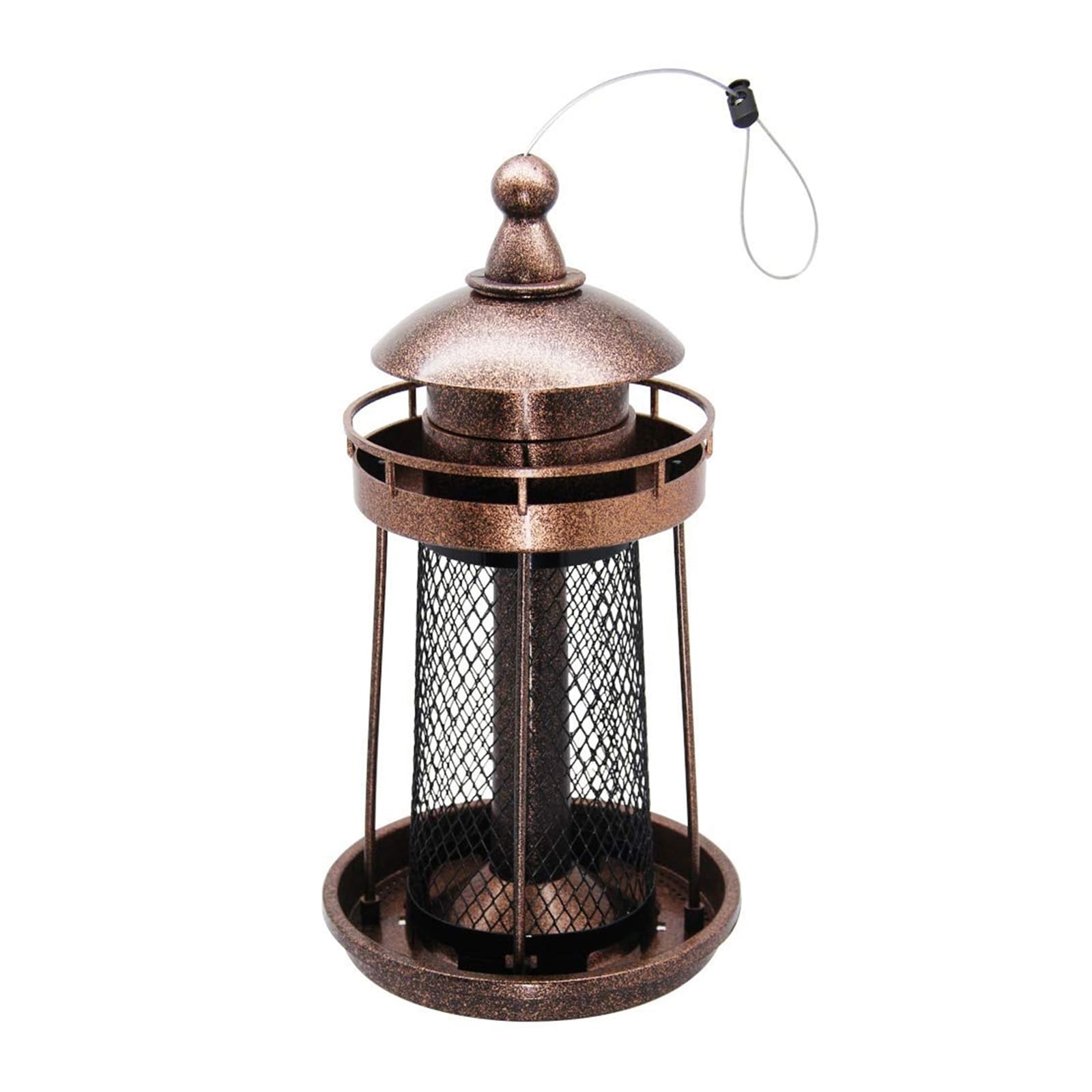 HTI-Living Vogelfutterspender Nessa Leuchtturm Metallic Gold - Bild 1