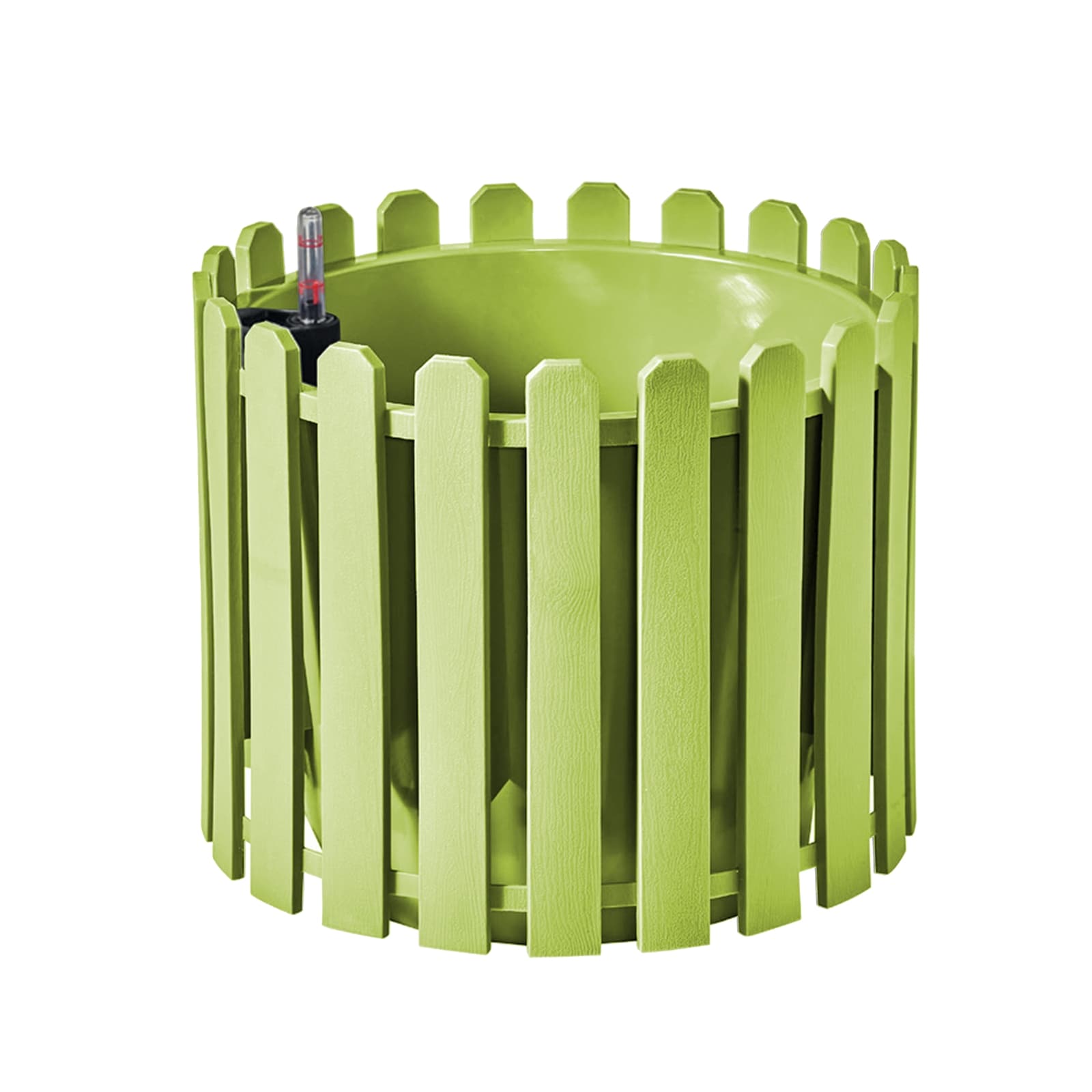 HTI-Living Blumentopf mit Wasserspeicher Nessa rund gr&uuml;n - Bild 1