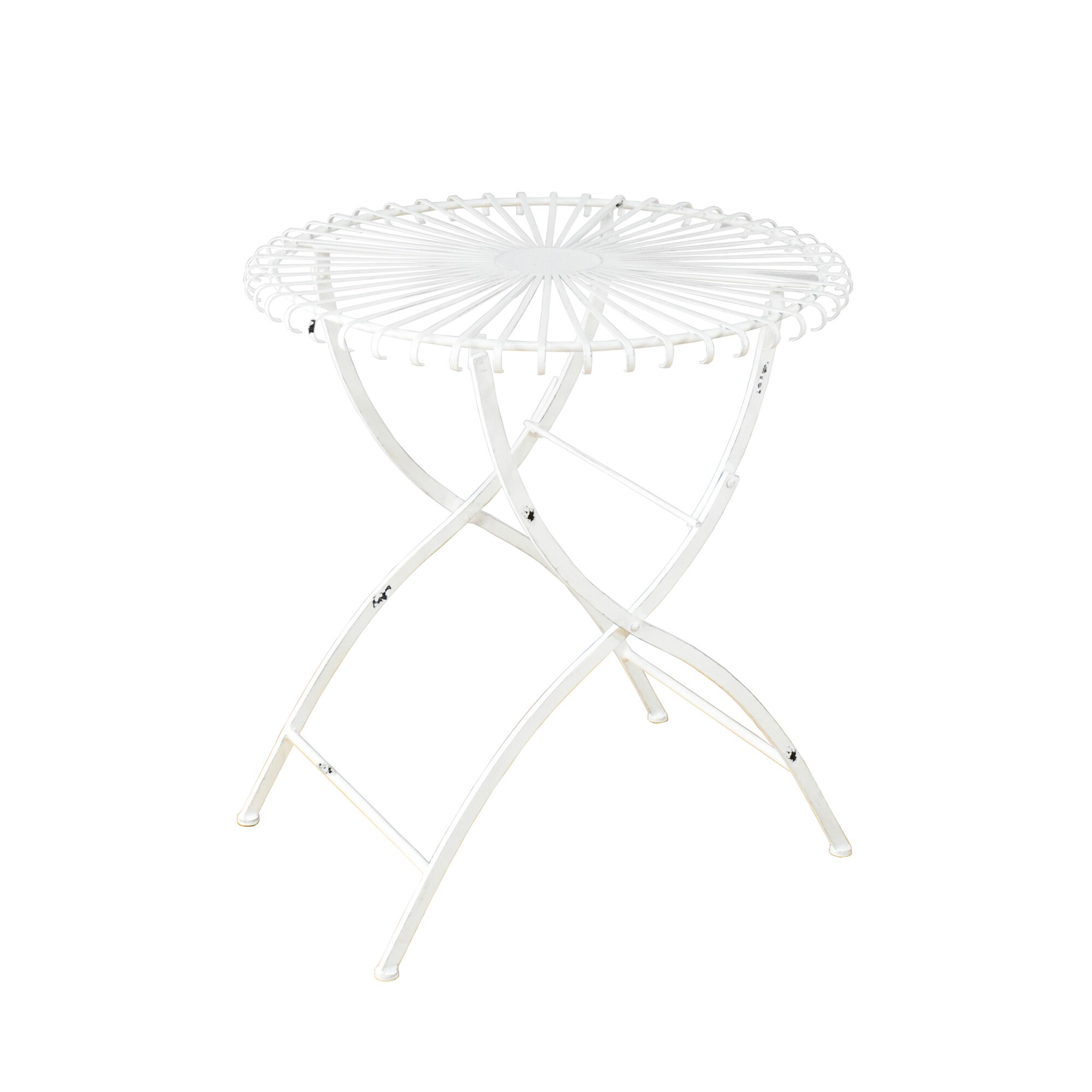 HTI-Living Gartentisch Wei&szlig; Romantic Garden - Bild 1