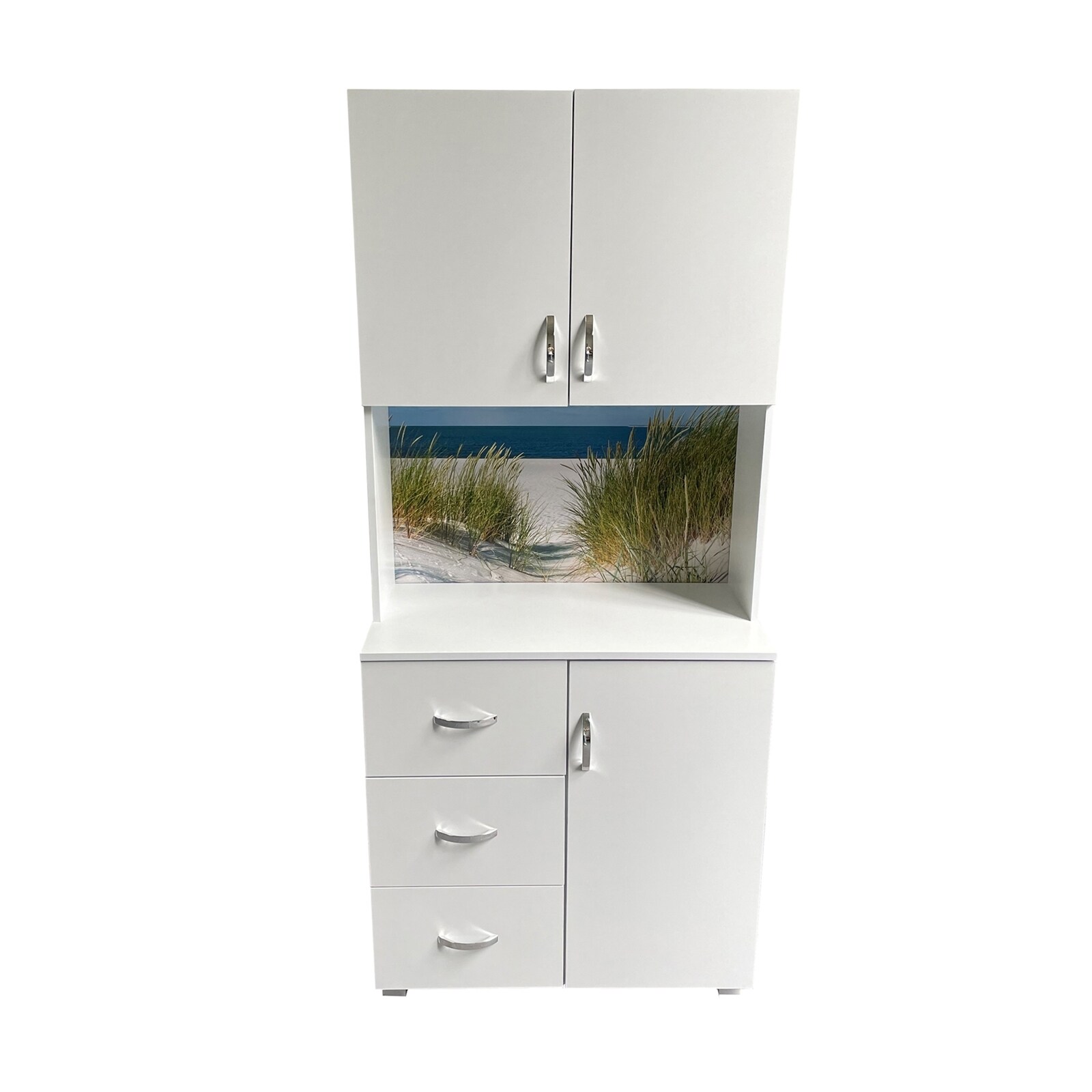 HTI-Living Badschrank Blanca Wellness Motiv Düne