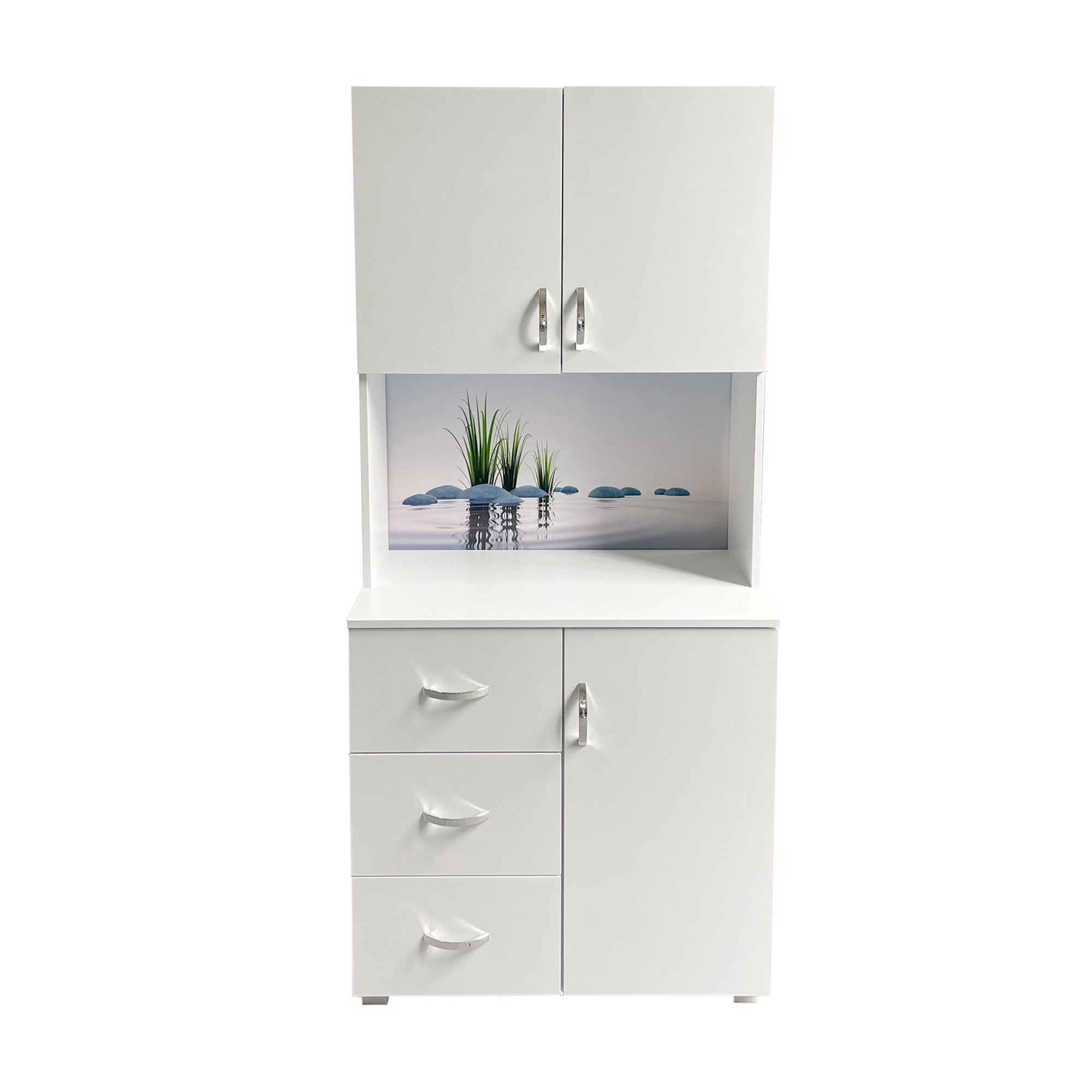 HTI-Living Badschrank Blanca Wellness Motiv Steine - Bild 1