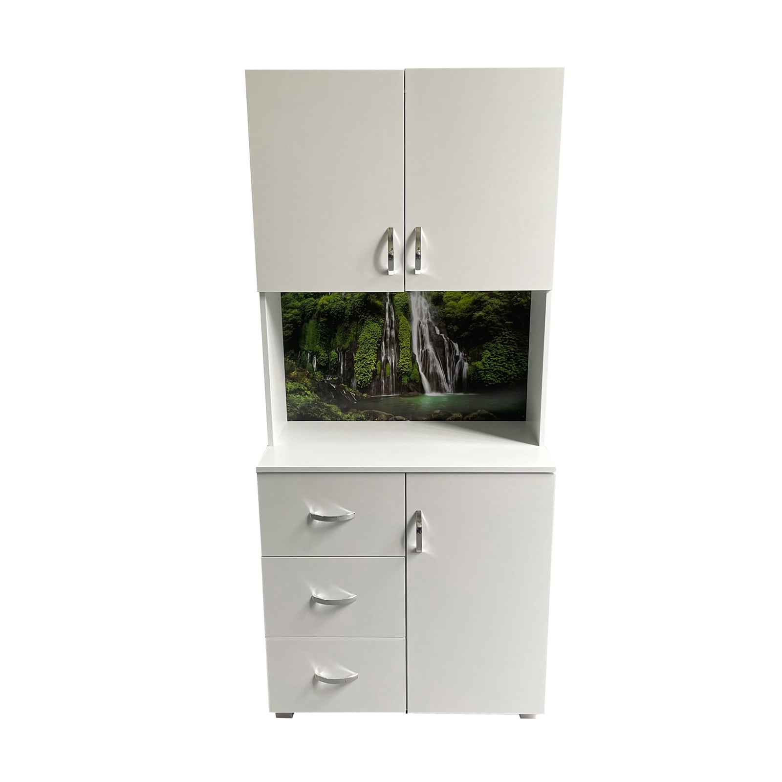 HTI-Living Badschrank Blanca Wellness Motiv Wasserfall - Bild 1