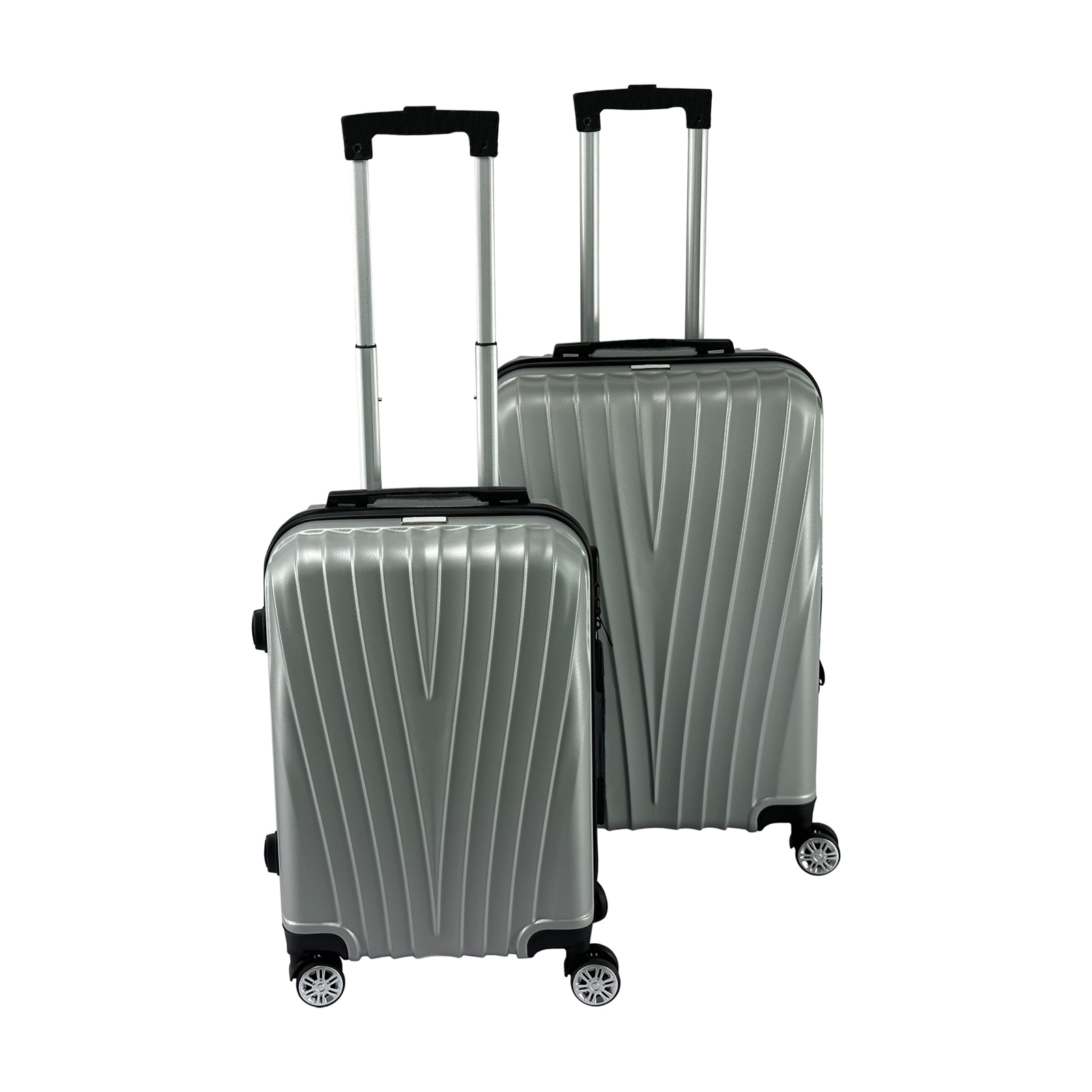 HTI-Living Kofferset 2-teilig High Level Silber - Bild 1