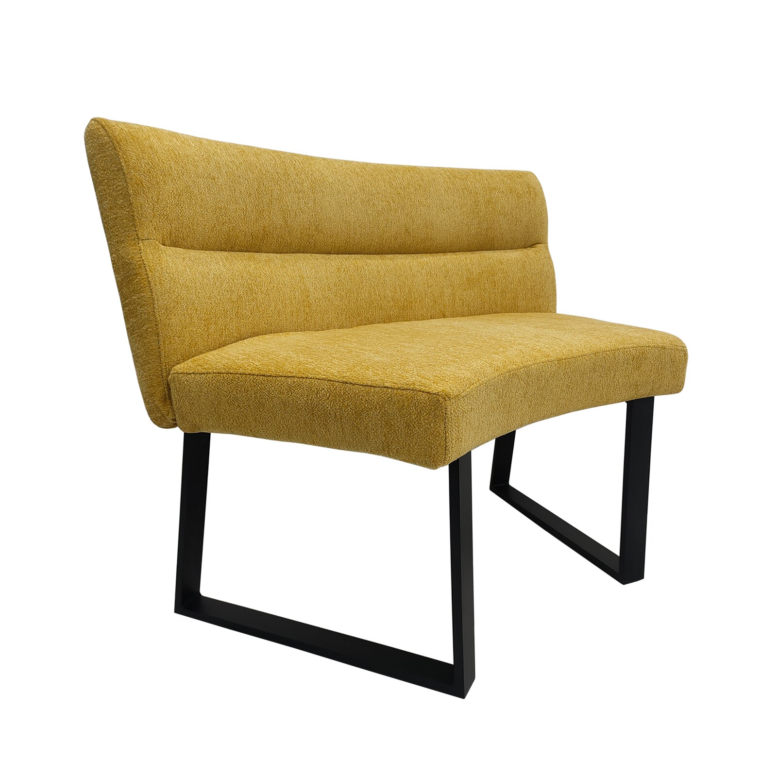 HTI-Living Runde Bank Liron Gelb - Bild 1