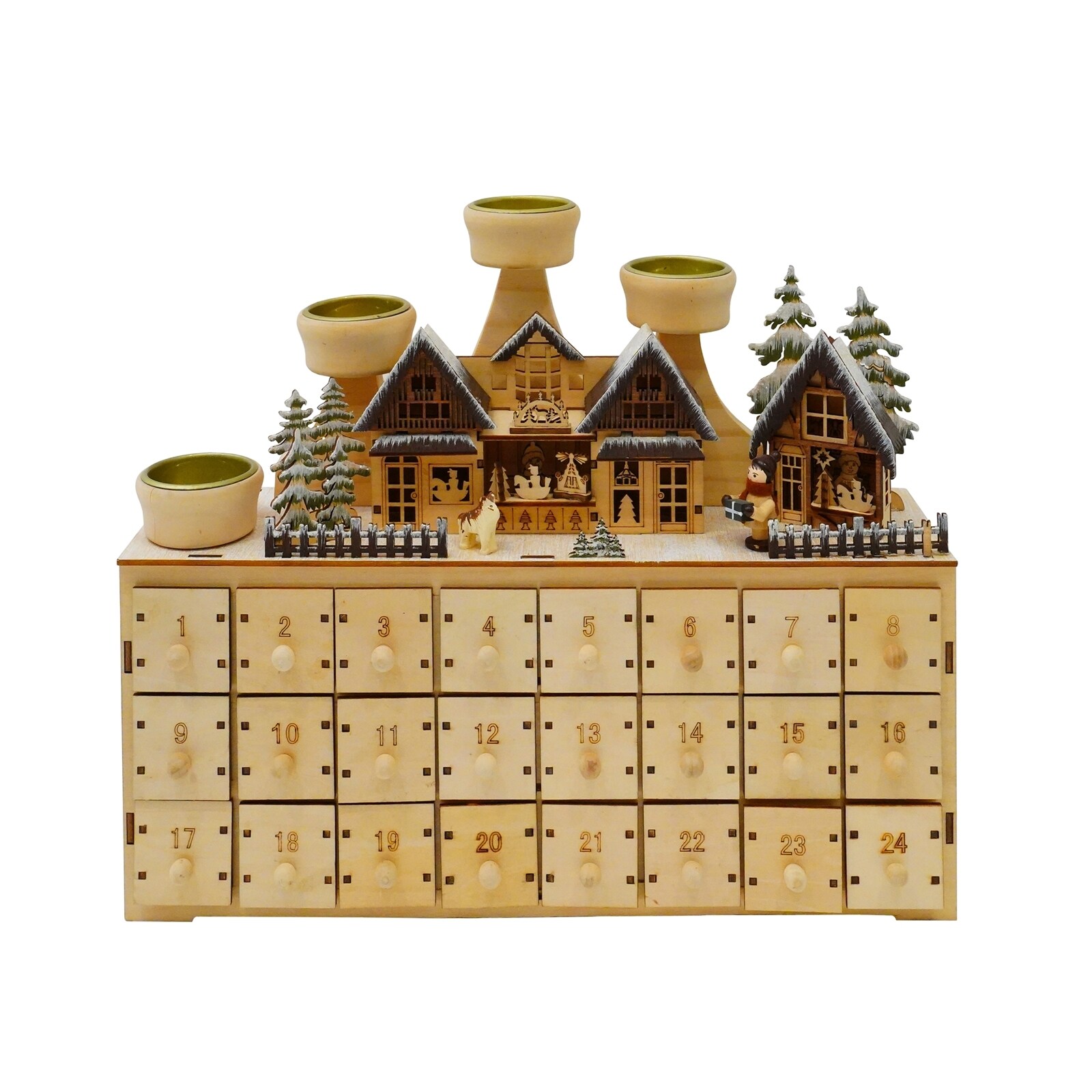 HTI-Living Adventskalender Weihnachtsmarkt zum Bef&uuml;llen - Bild 1