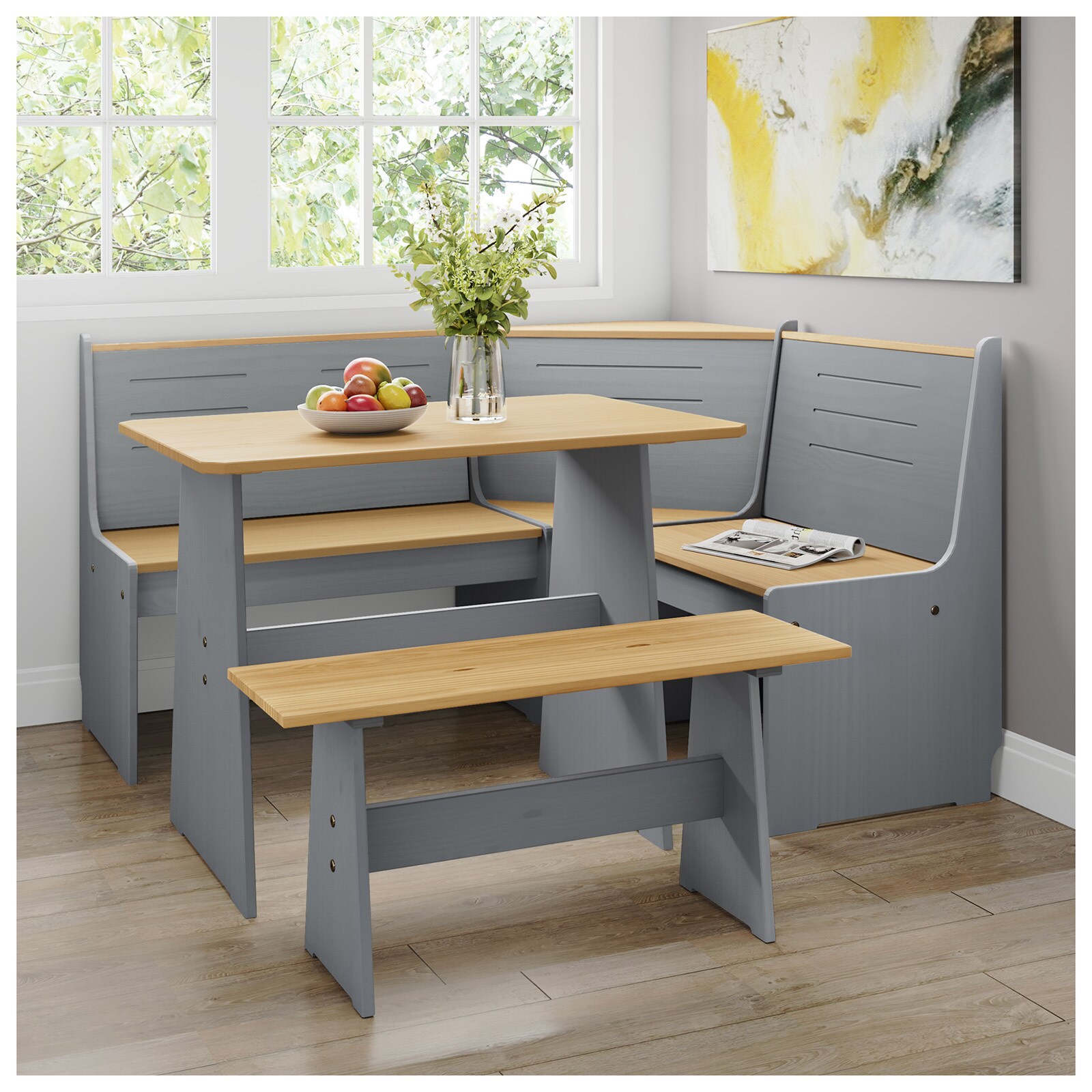 HTI-Living Sitzgruppe 3-teilig Marija Grau - Bild 1