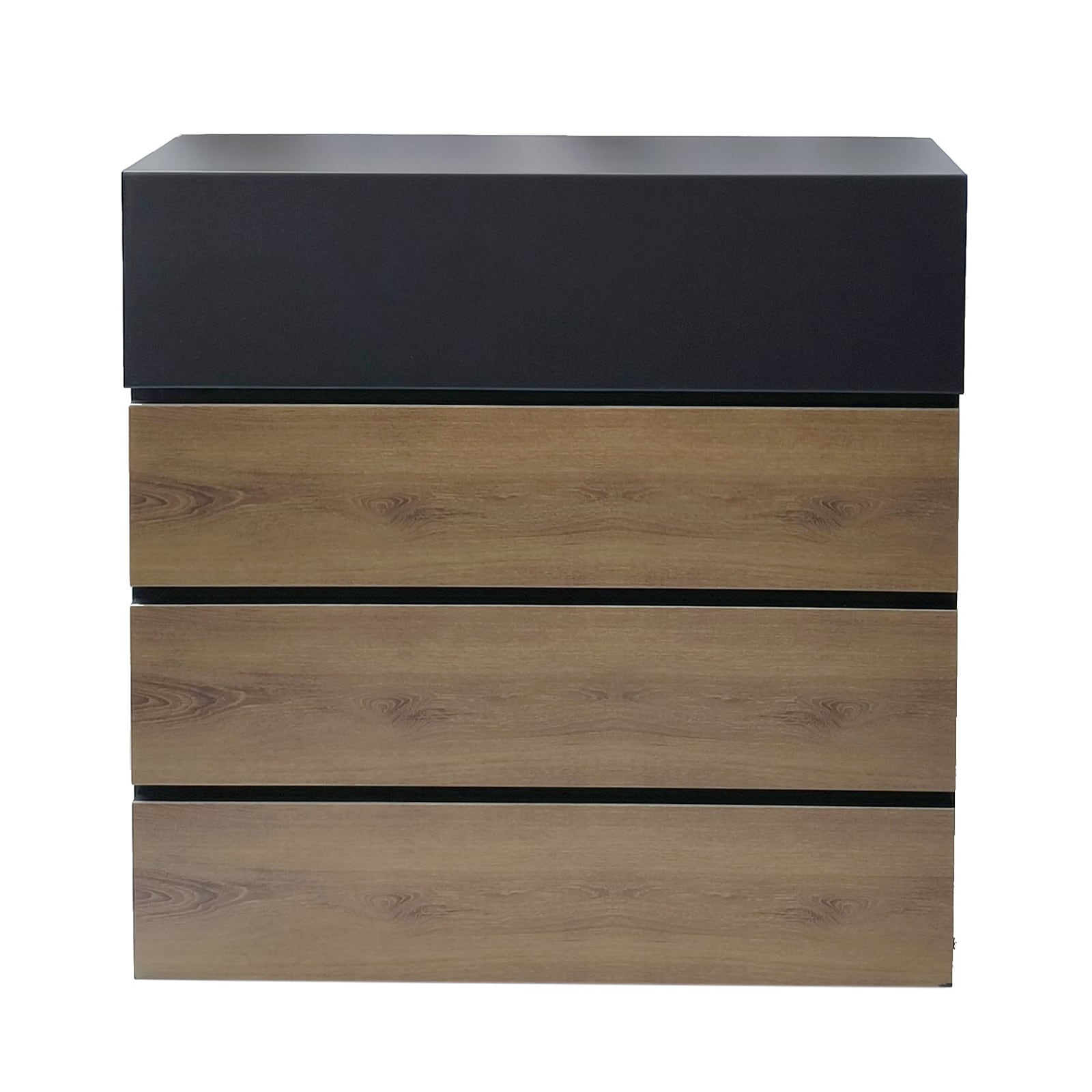 HTI-Living Briefkasten Amin Holzoptik mit Zeitungsfach - Bild 1