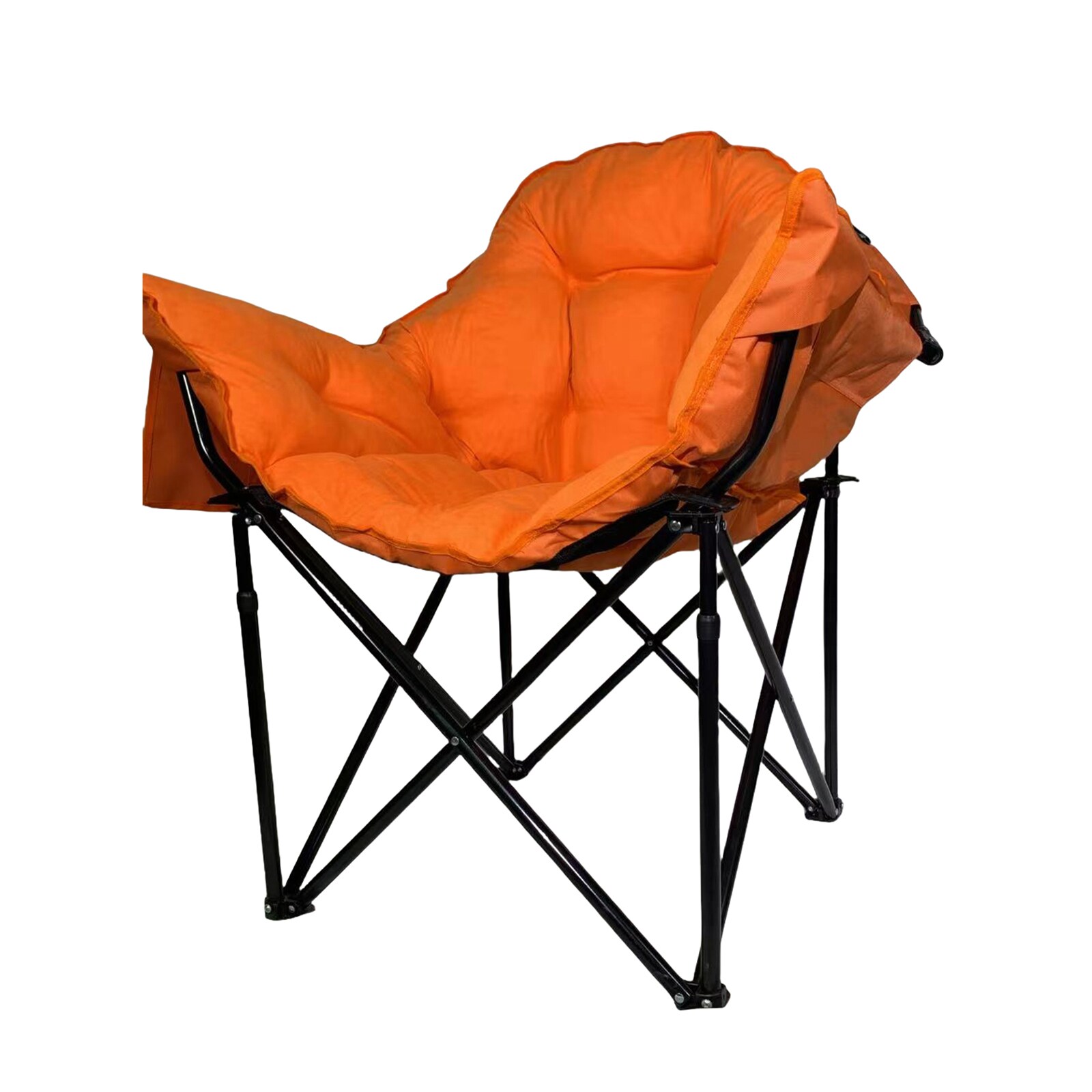 HTI-Living Klappbarer Komfortsessel mit weichem Velvet Bezug - Bild 1