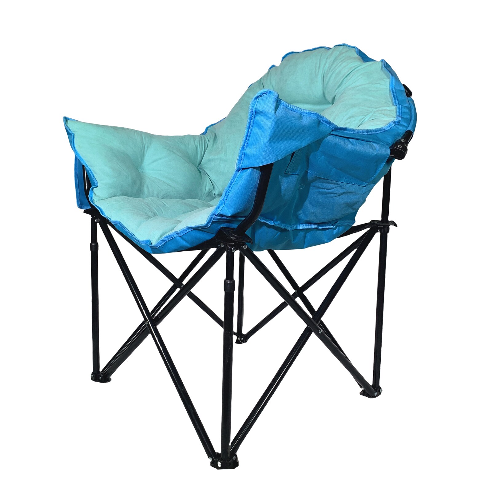 HTI-Living Klappbarer Komfortsessel mit weichem Velvet Bezug | 04255701931870