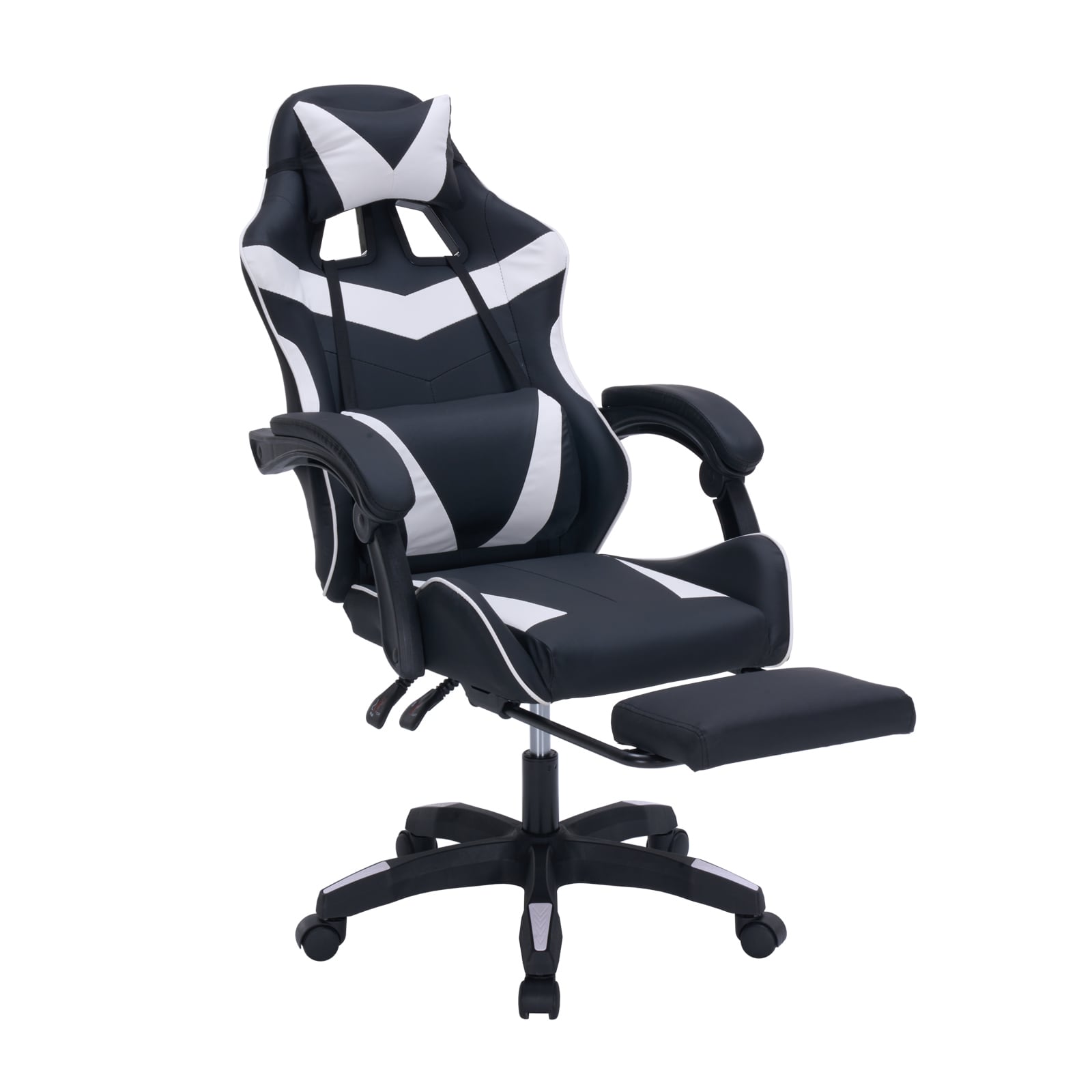 HTI-Living Gaming Stuhl Krit Eco Schwarz-Wei&szlig; - Bild 1