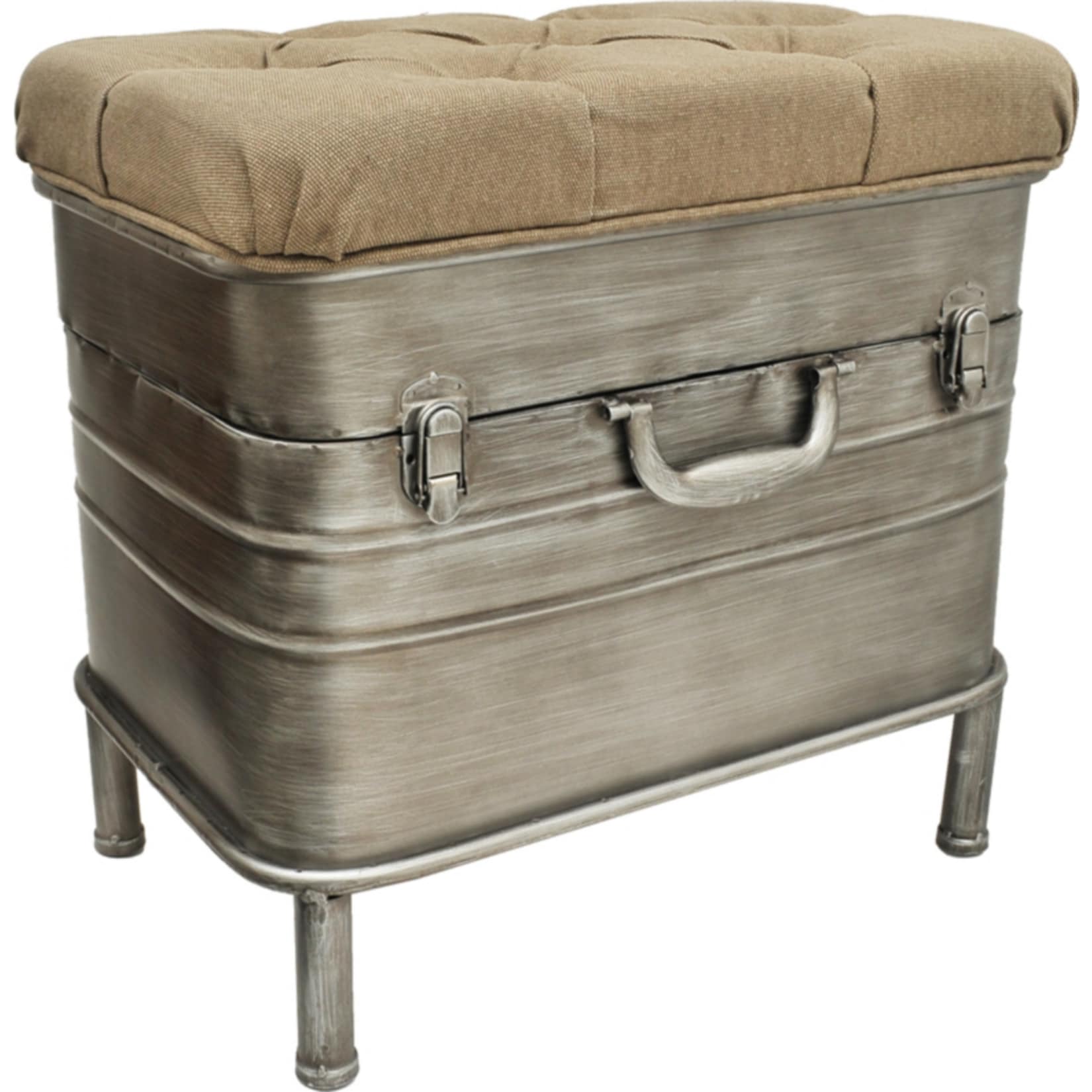 HTI-Line Hocker-Truhe Steampunk - Bild 1