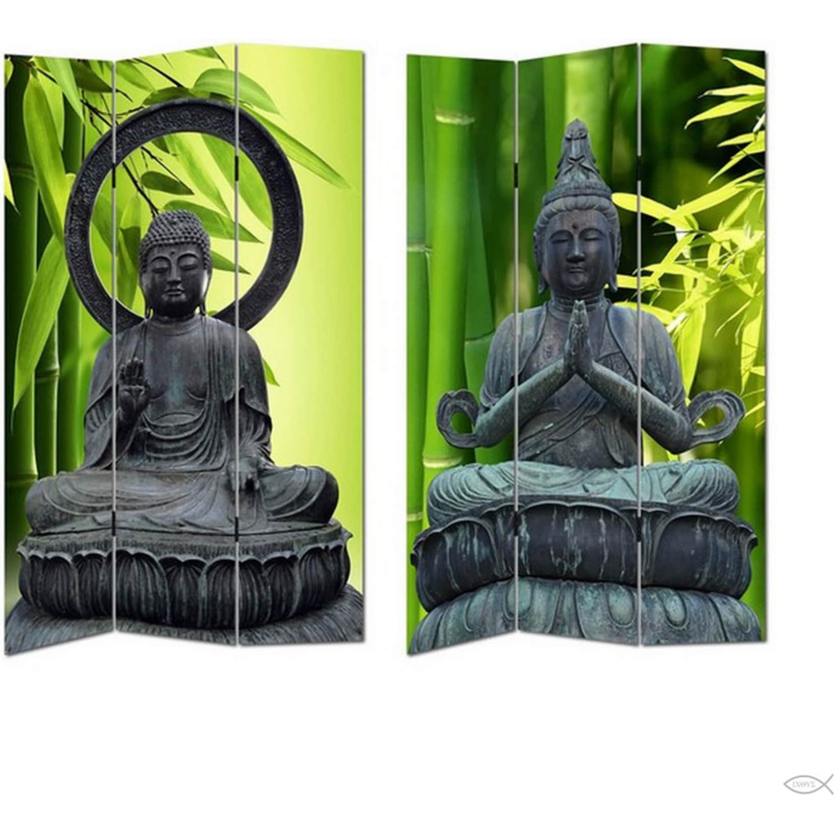 HTI-Line Paravent Buddha 2 - Bild 1