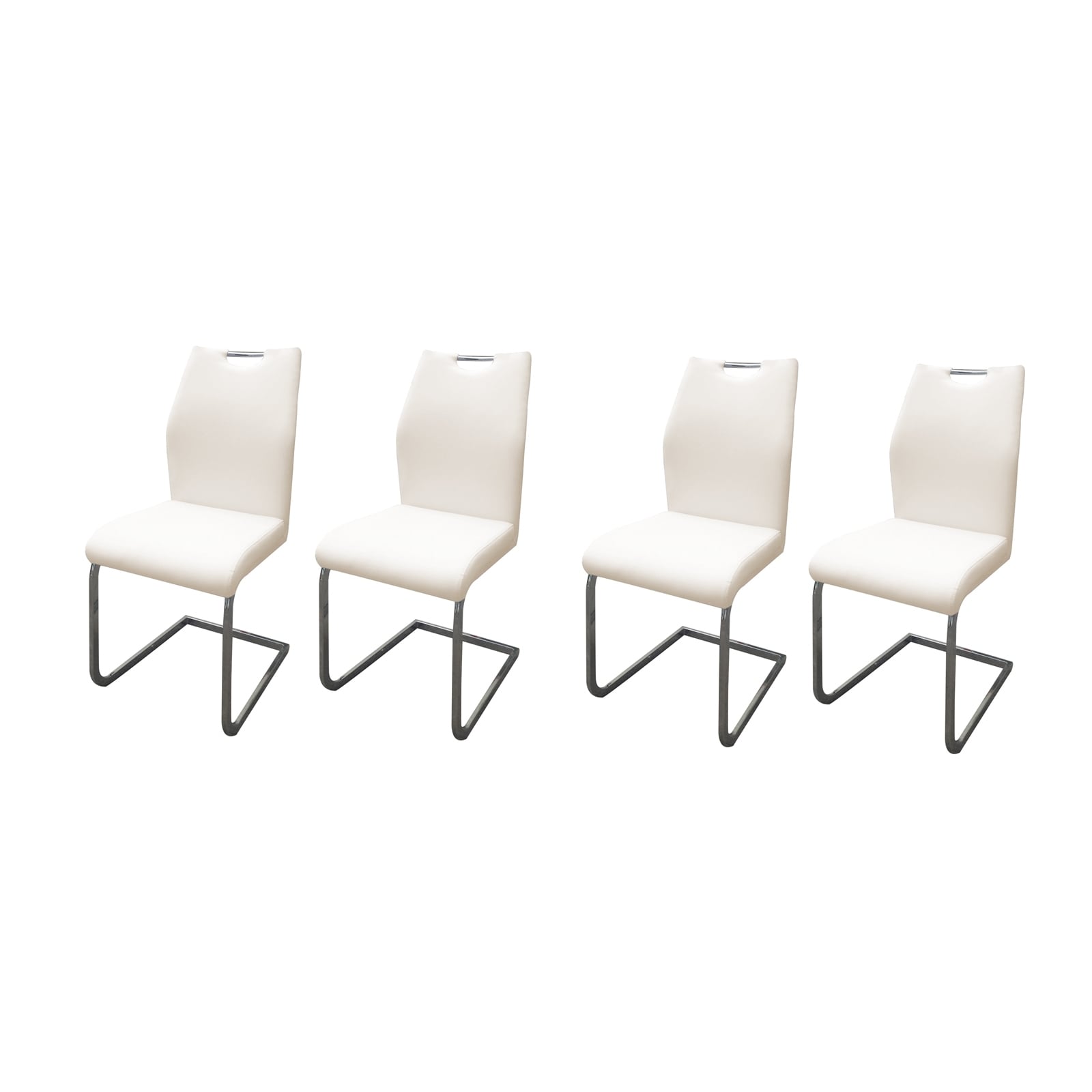 HTI-Line Schwingstuhl 4er-Set Nelly Cremewei&szlig; - Bild 1