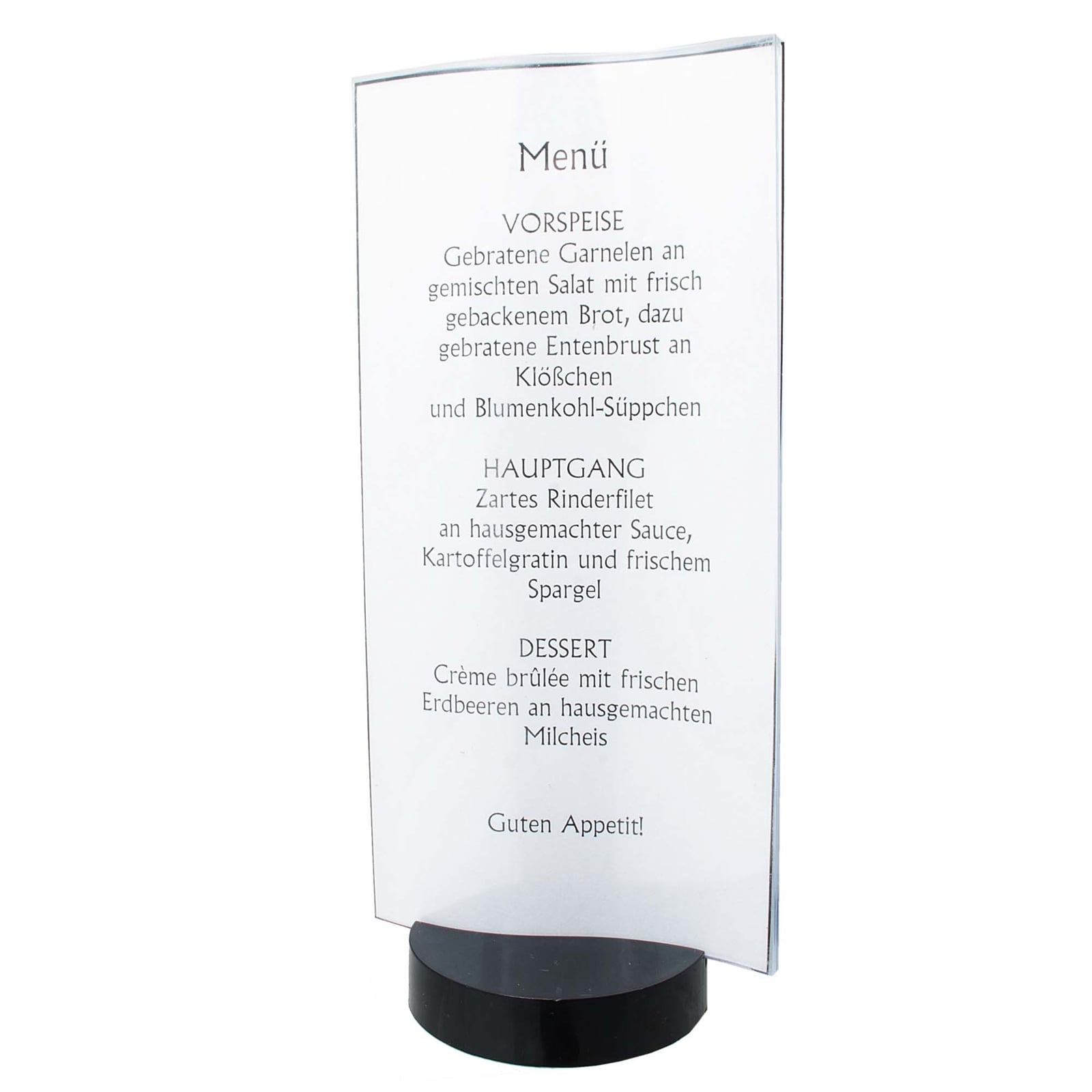 HTI-Line Tischaufsteller Men&uuml; - Bild 1