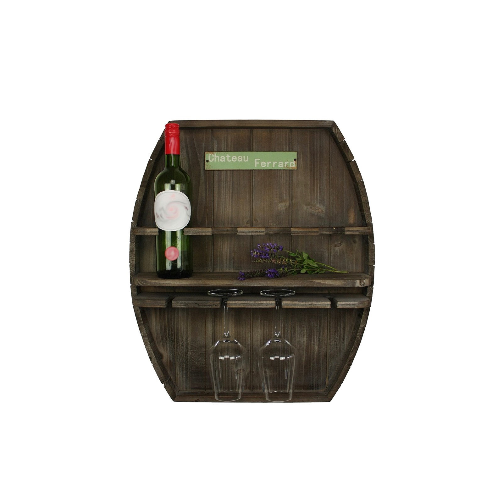 HTI-Line Wandbar Weinfass Lik&ouml;rbar Grappabar Weinbar Chateau Ferrard 4 - Bild 1