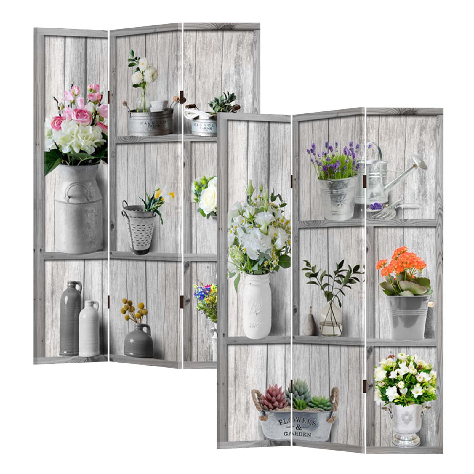 HTI-Living Paravent Flora - Bild 1