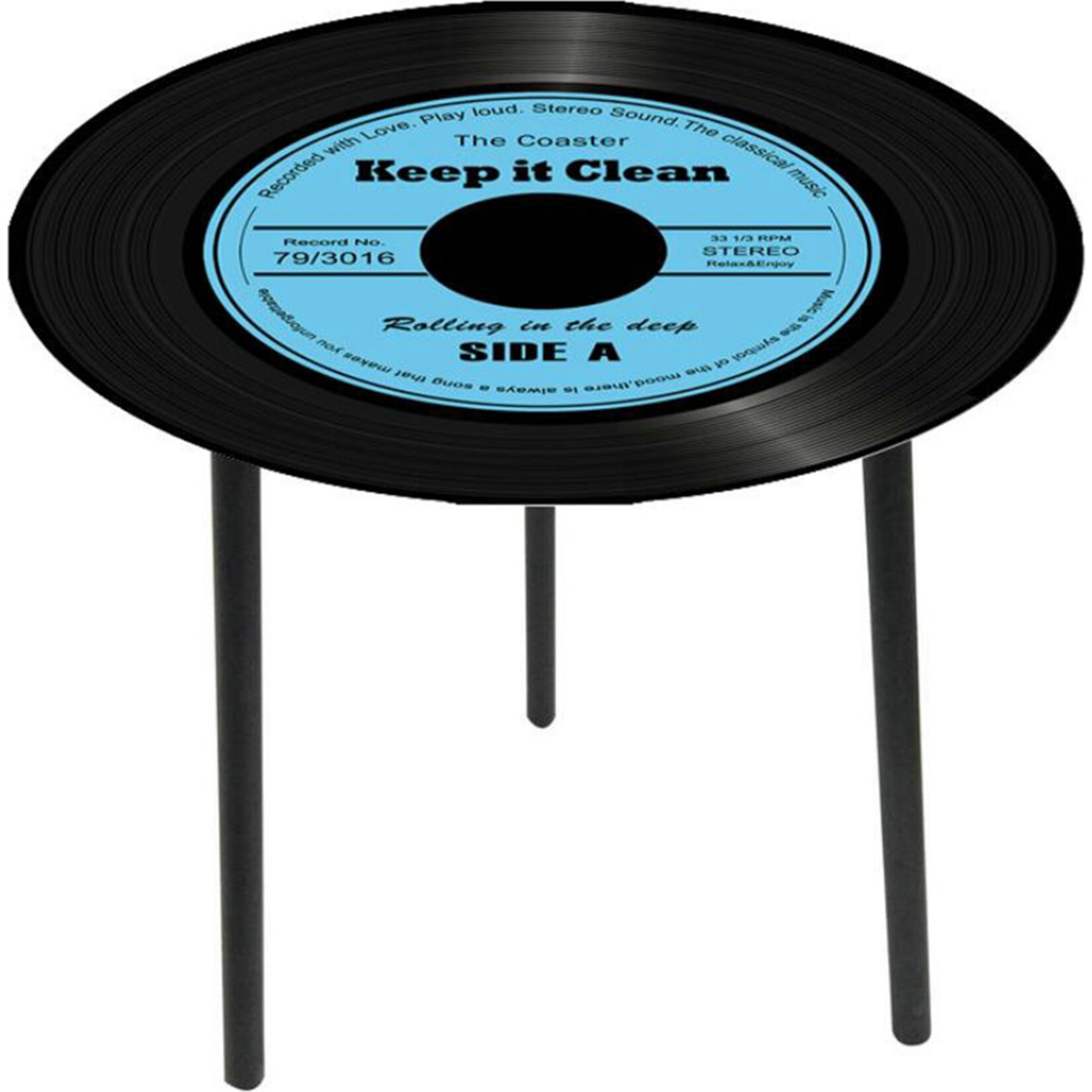 HTI-Line Beistelltisch Vinyl | 04251312933722