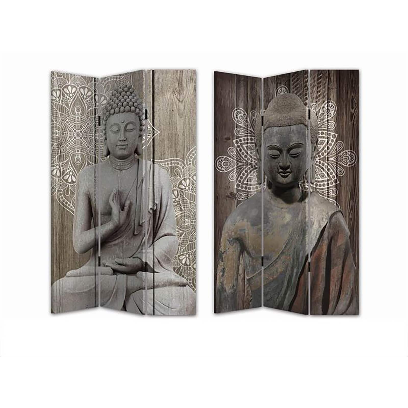 HTI-Line Paravent Buddha 3 - Bild 1