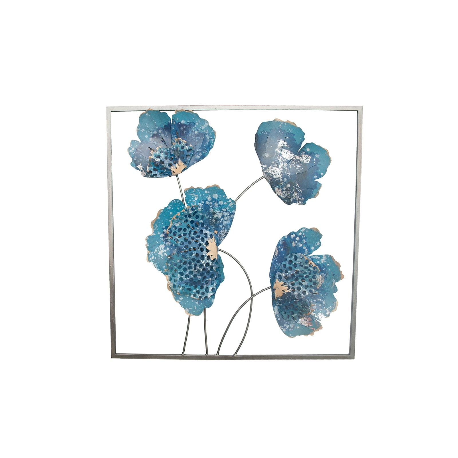 NTK-Collection Wanddeko Blue Flower - Bild 1
