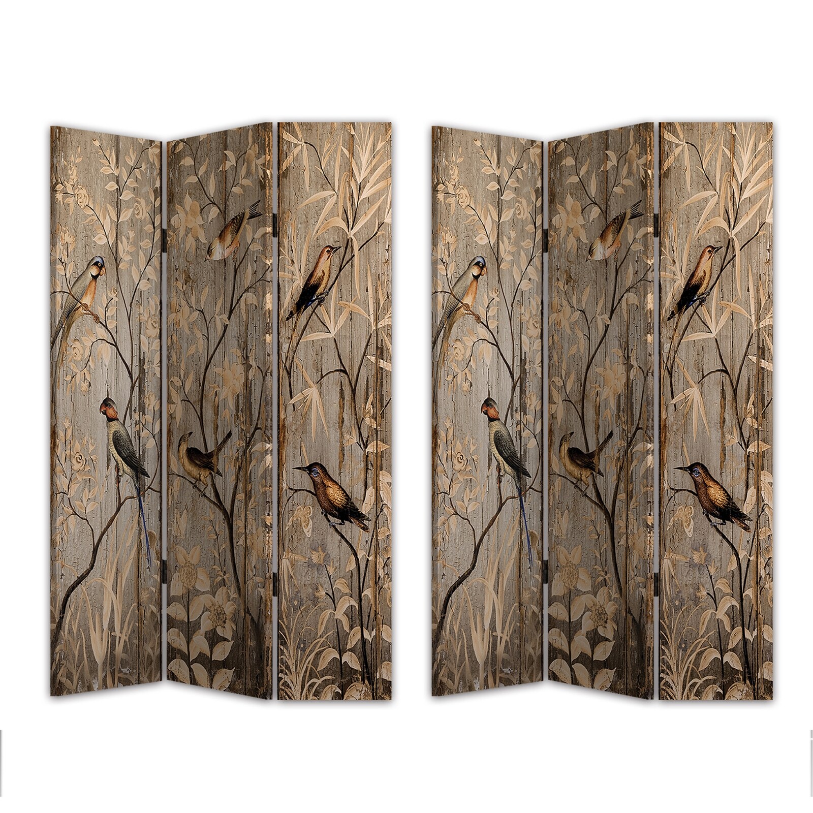 HTI-Line Paravent Birds - Bild 1