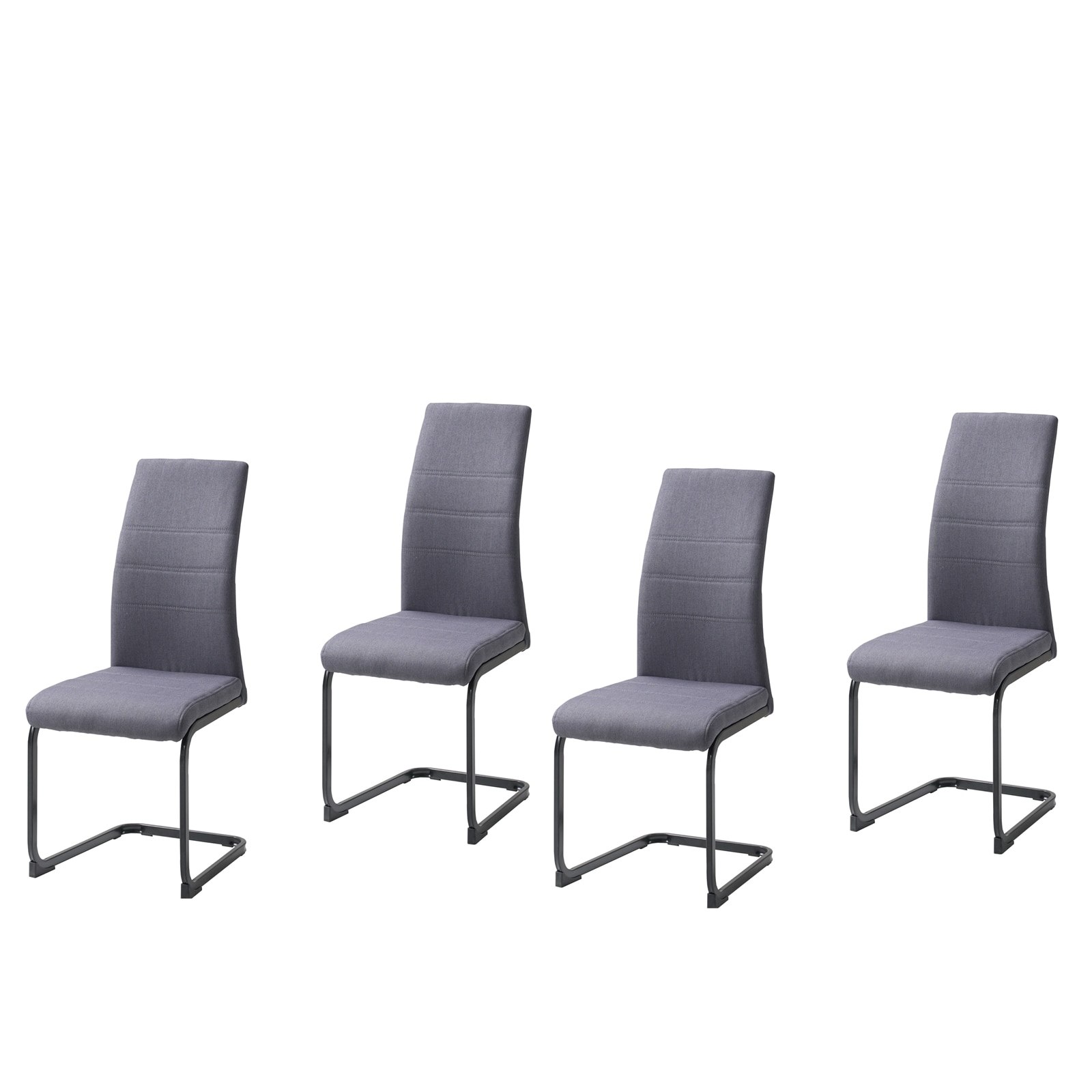 HTI-Line Schwingstuhl SallyP Grau 4er - Bild 1