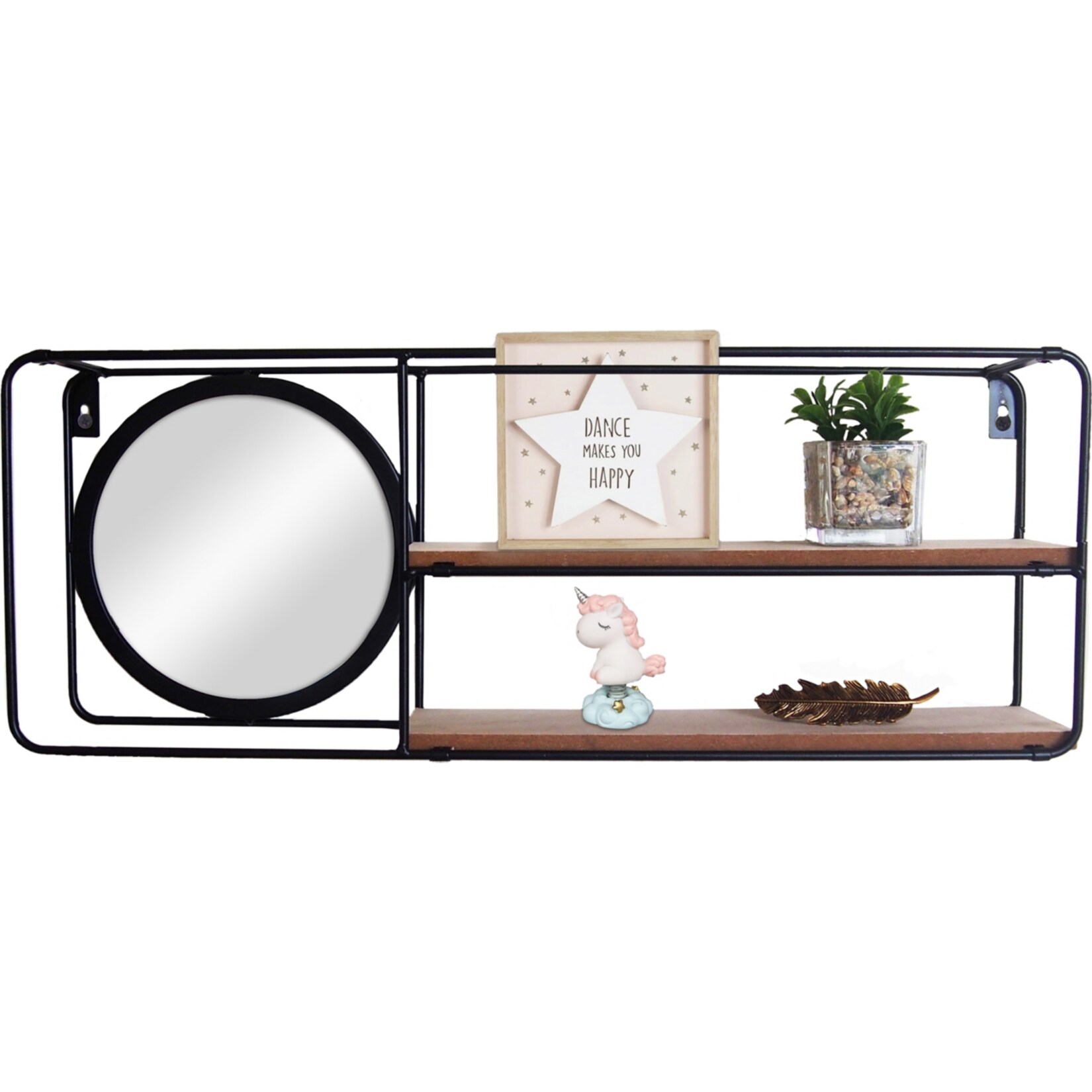 HTI-Line Wandregal Mirror Viola - Bild 1