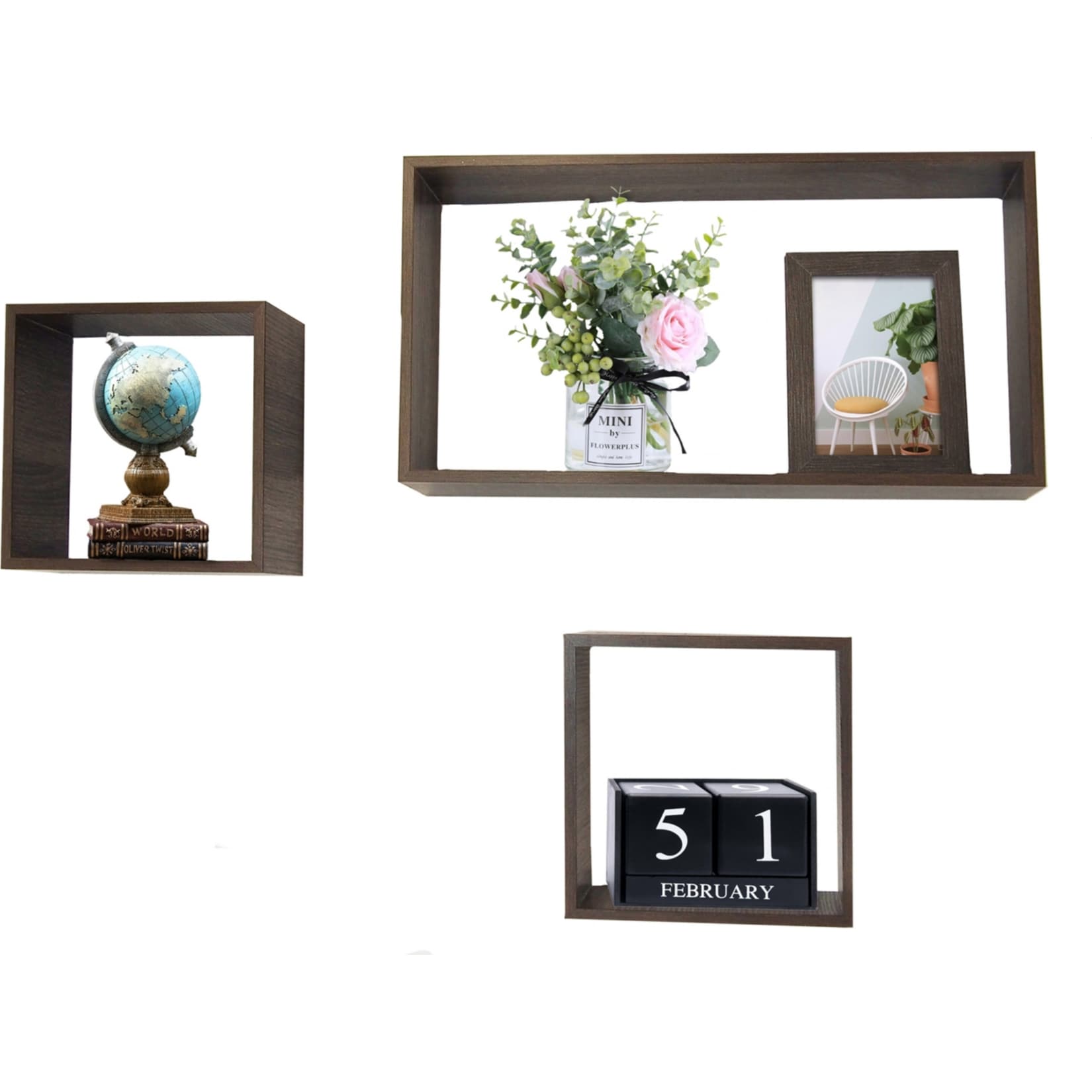 HTI-Line Regalset 3er Viola - Bild 1