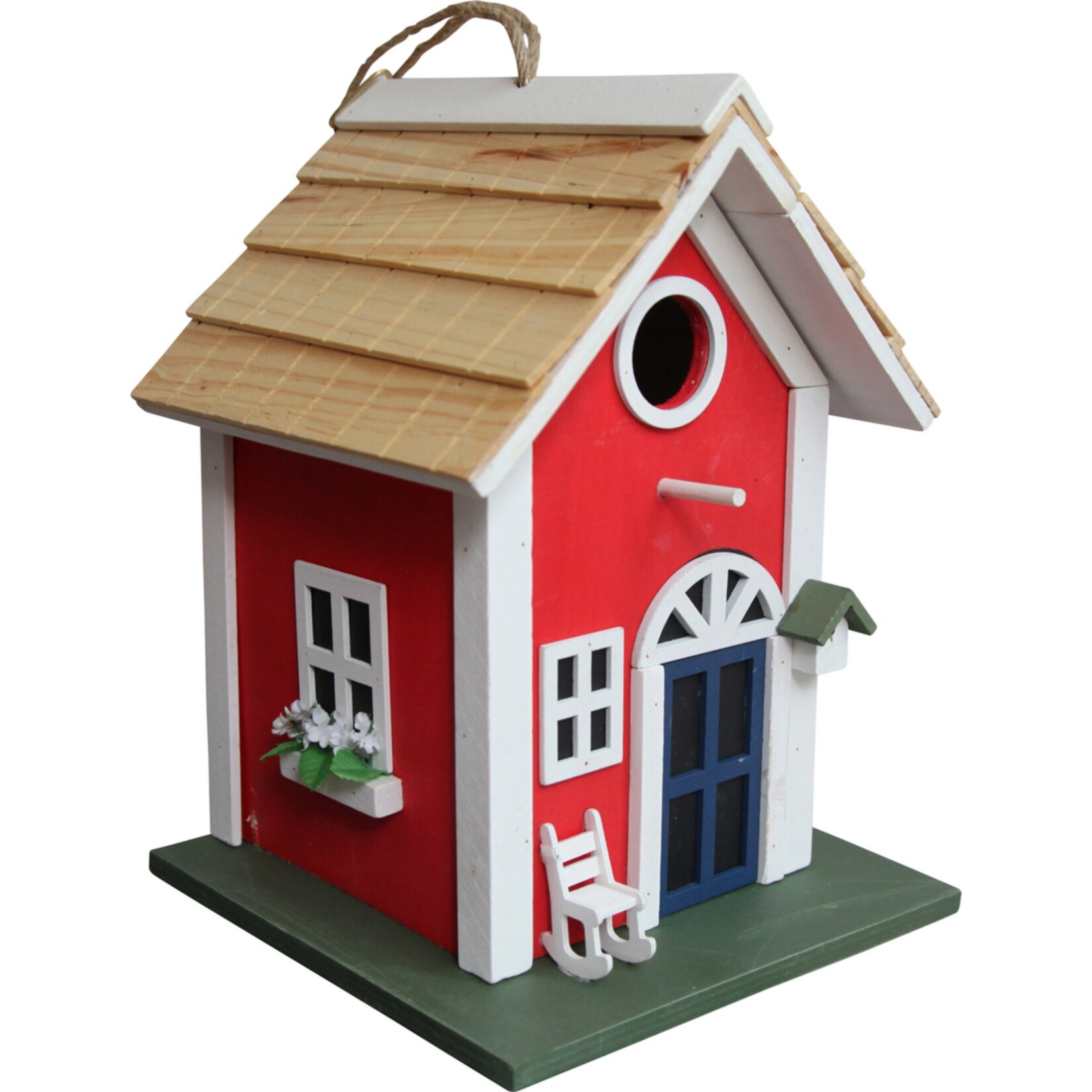 HTI-Line Vogelhaus Mina Rot - Bild 1