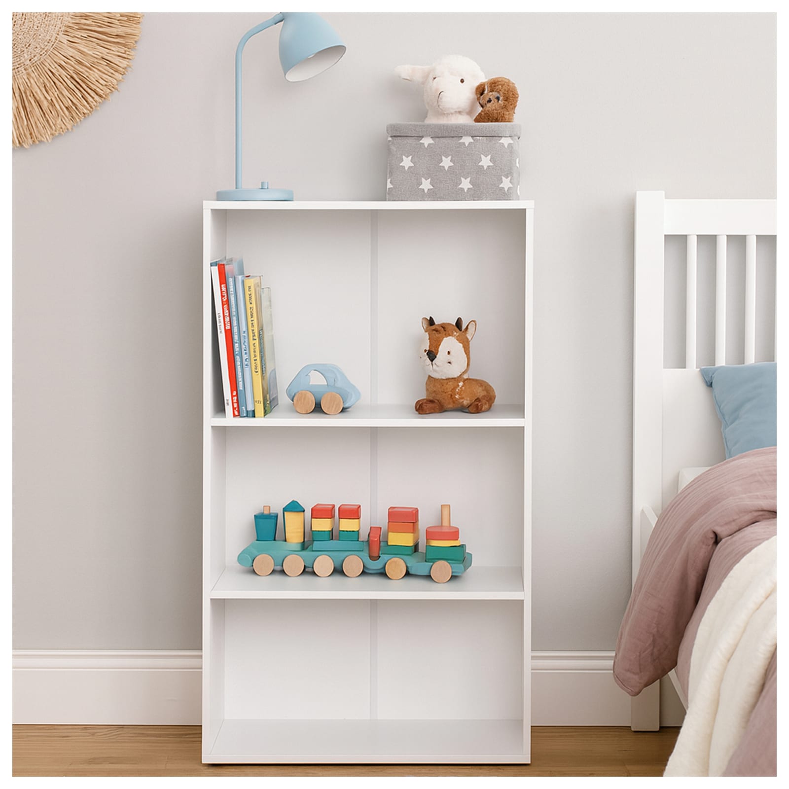 HTI-Line Regal Nina mit 3 Regalf&auml;chern - Bild 1