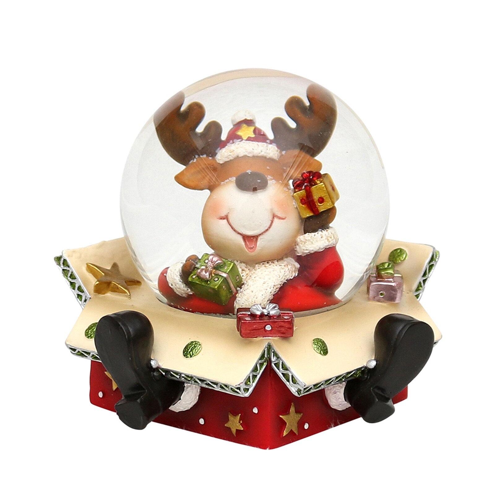 SIGRO Schneekugel Rentier im Paket - Bild 1