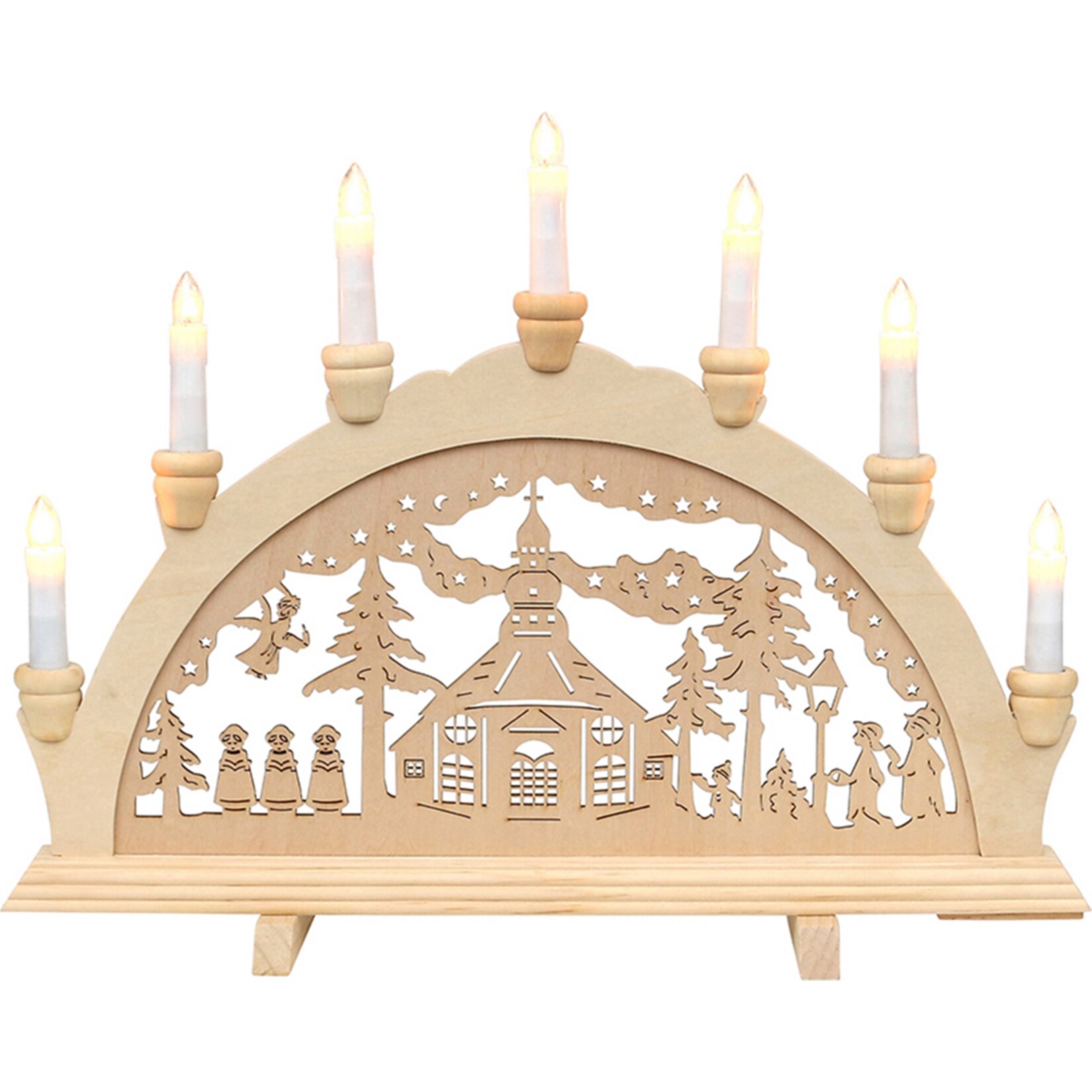 SIGRO Holz-Schwibbogen Seiffen - Bild 1