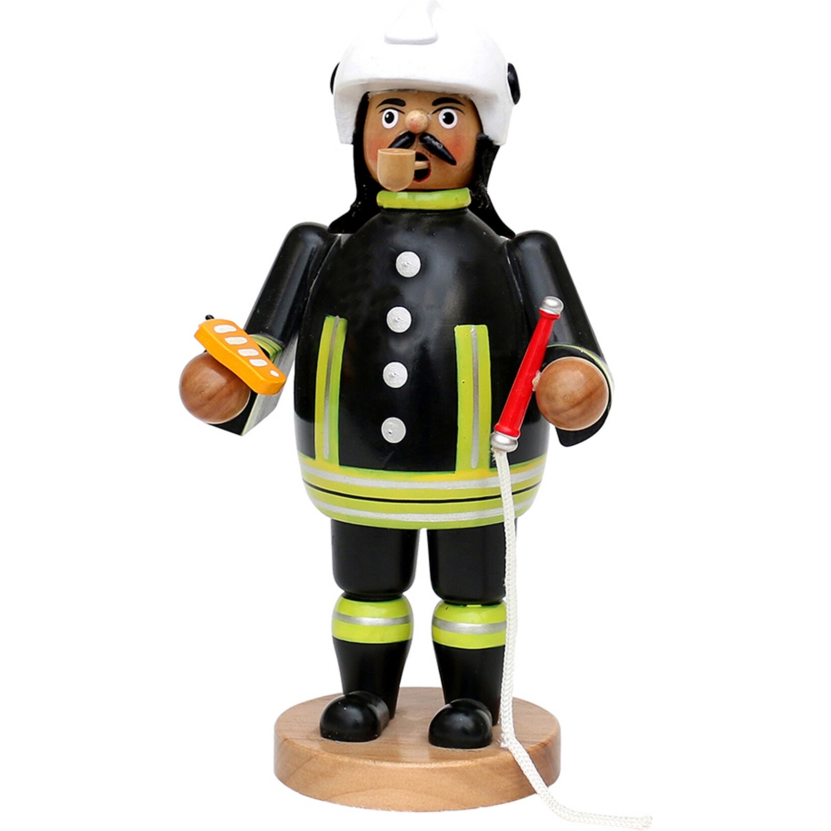 SIGRO Holz R&auml;uchermann Feuerwehrmann - Bild 1