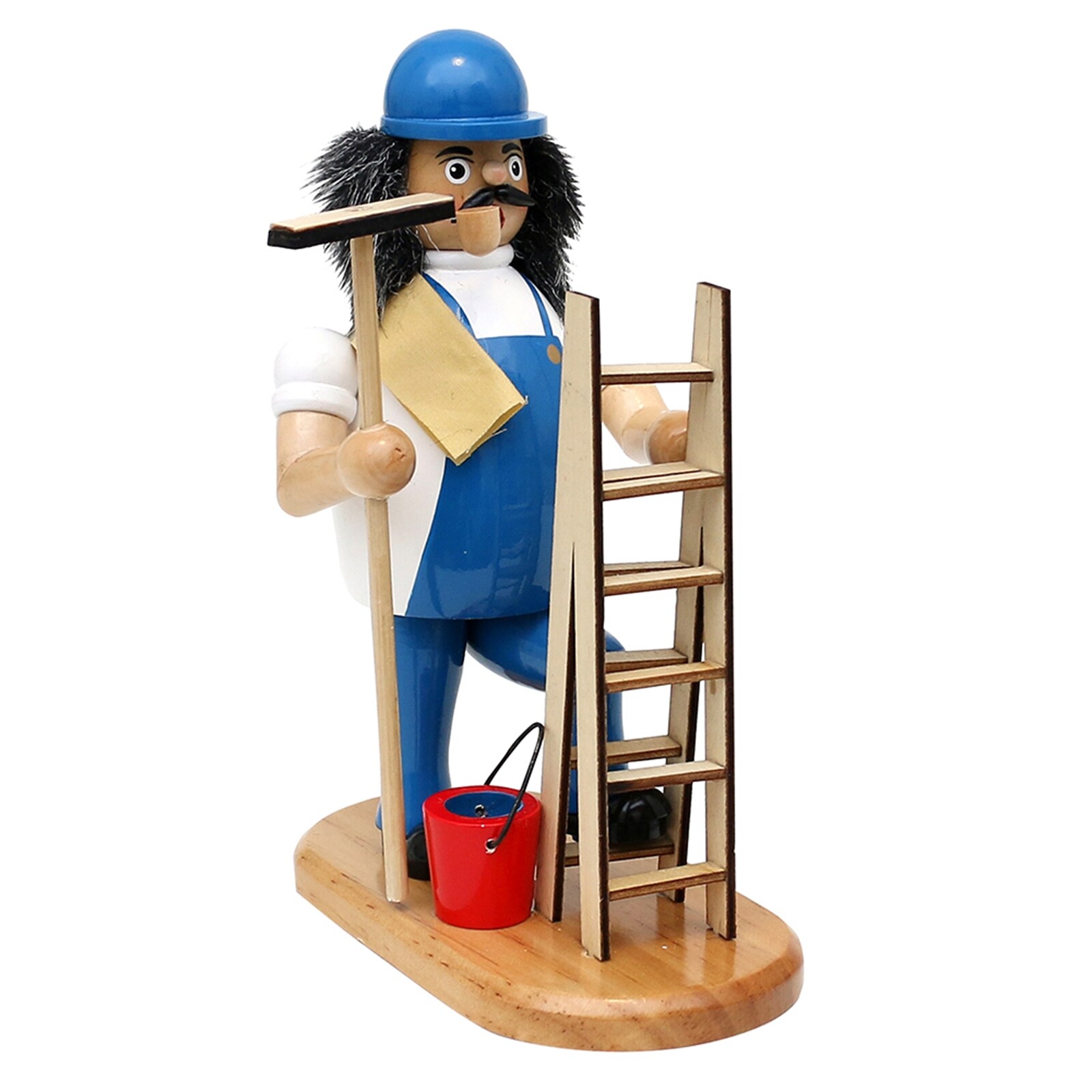 SIGRO Holz Räuchermann Fensterputzer