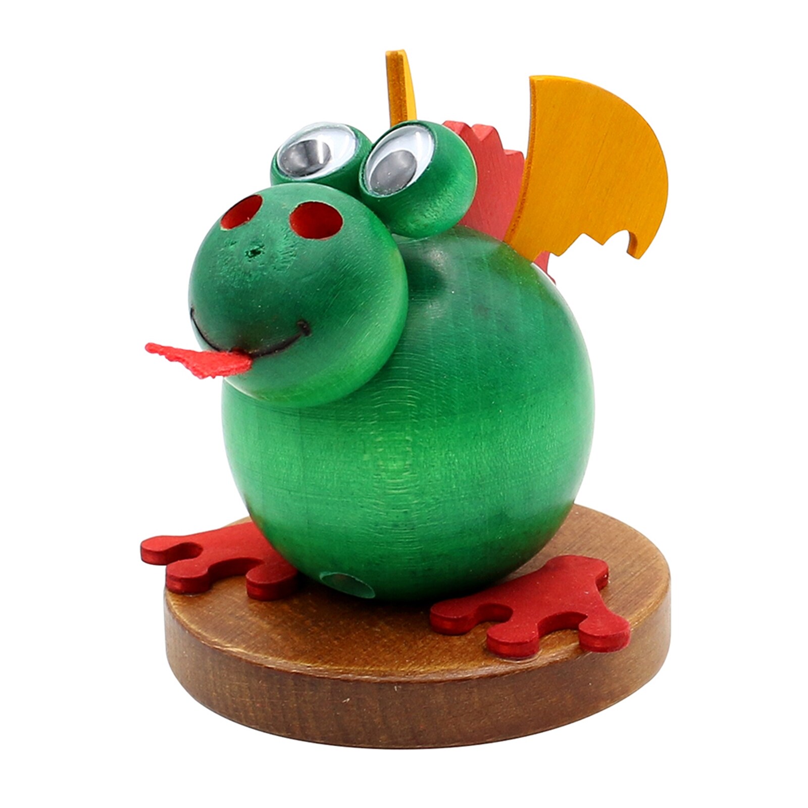 SIGRO Holz Räucherfigur Drache Eddi