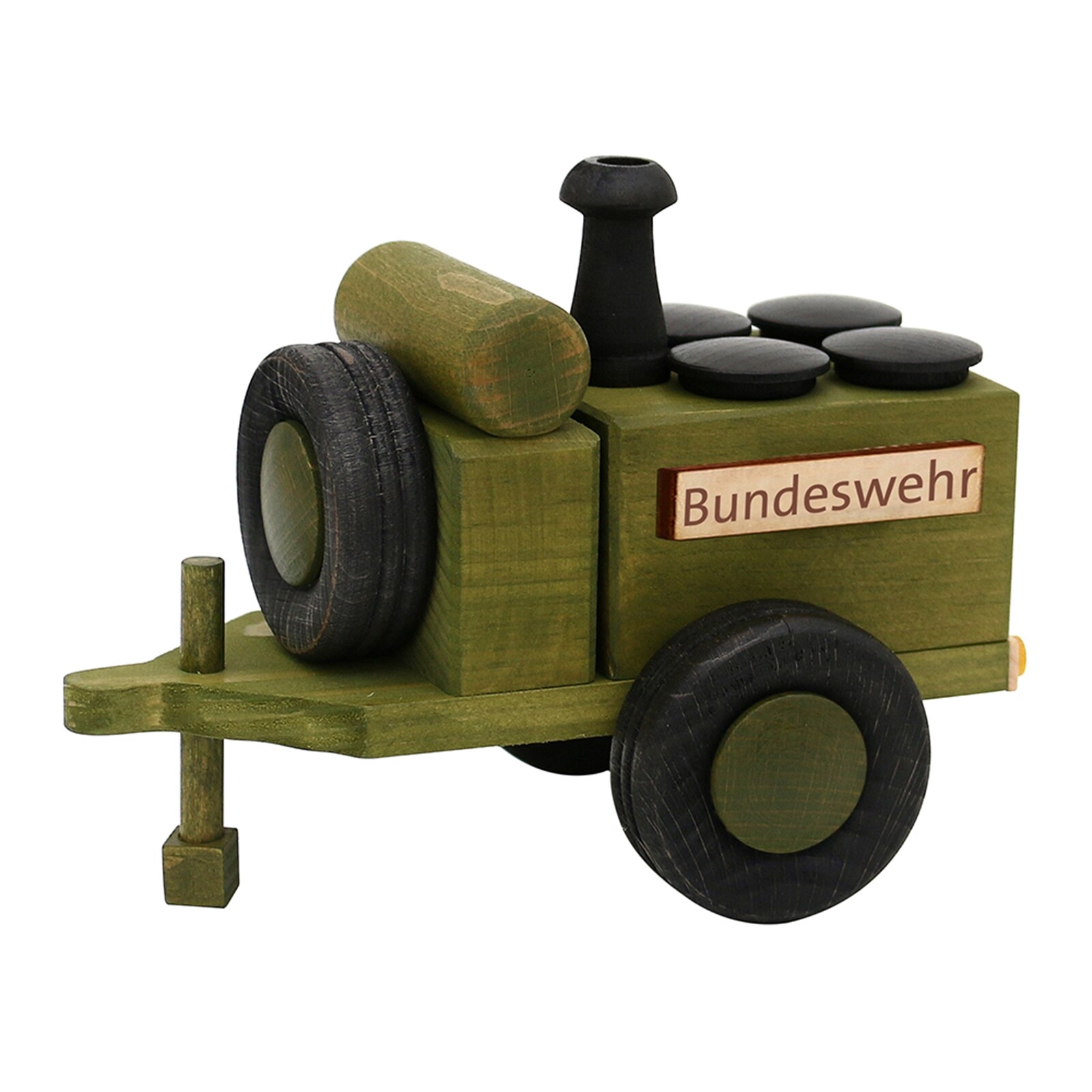 SIGRO Holz R&auml;ucher-Gulaschkanone Bundeswehr - Bild 1