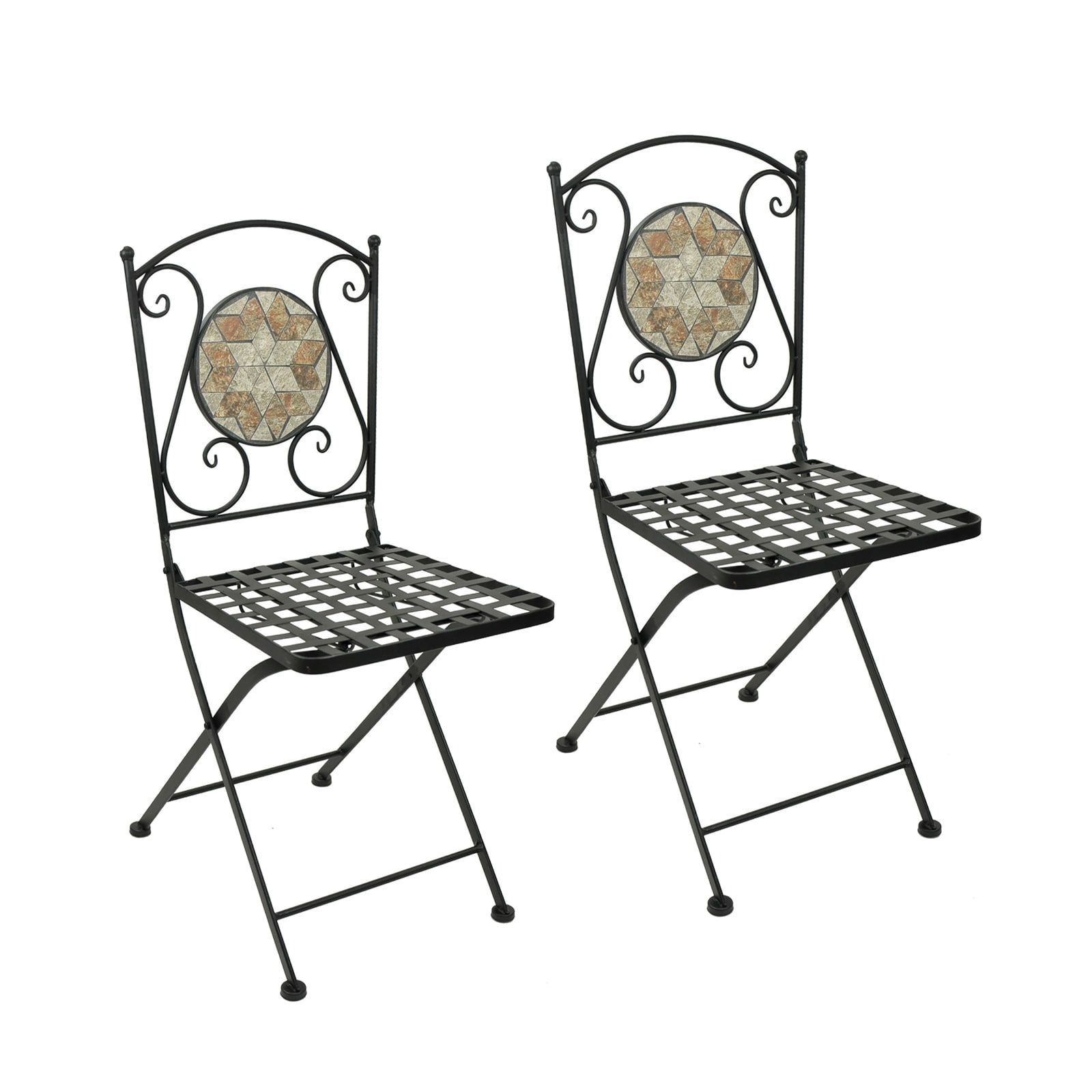 HTI-Line Metallstuhl 2er Set Marokko - Bild 1