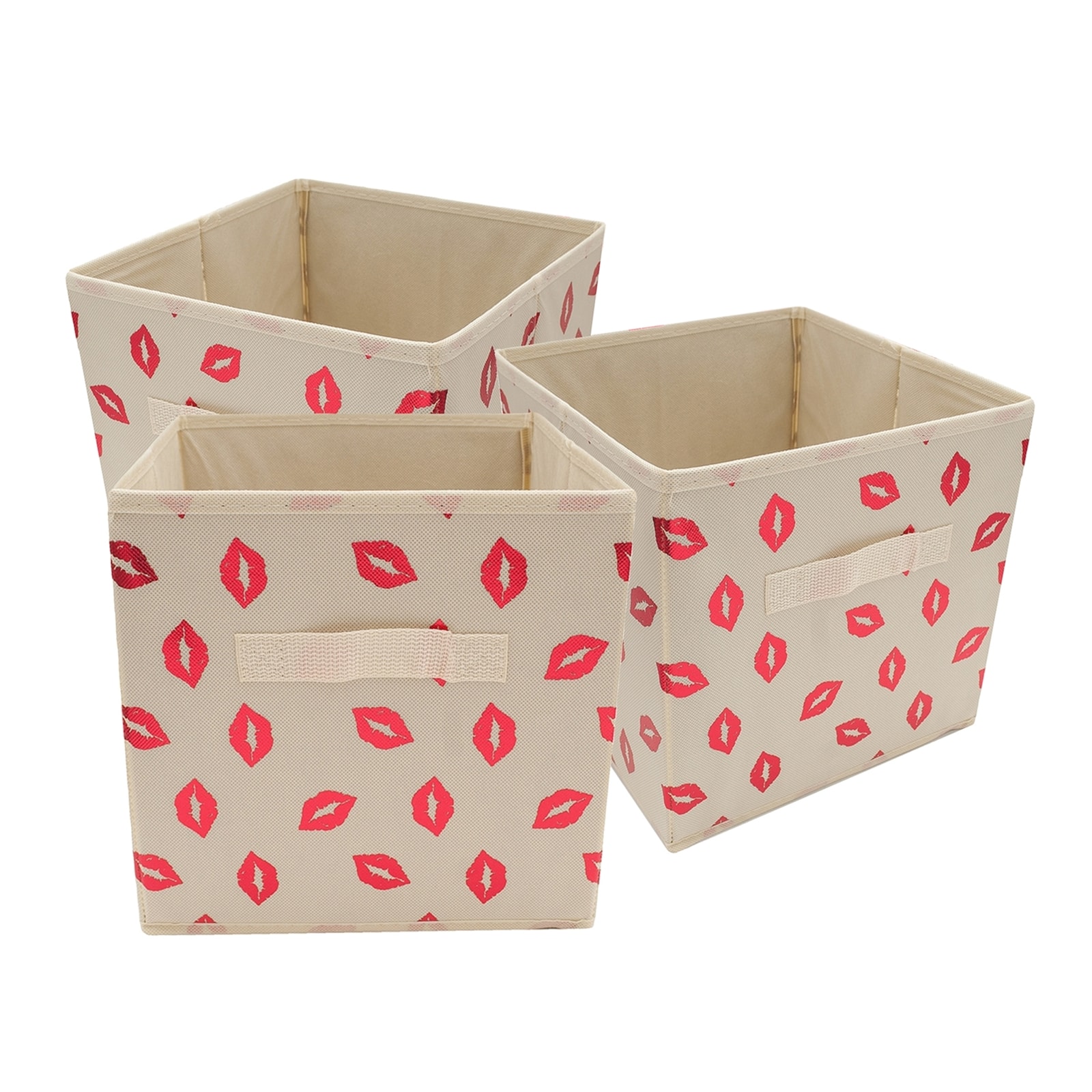 HTI-Living Aufbewahrungsbox mit Metallicdruck 3er Set Paloma - Bild 1
