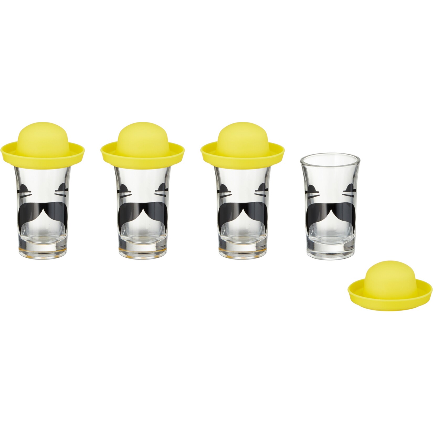 HTI-Living Schnapsgl&auml;ser 4er 2cl mit Sombrero - Bild 1