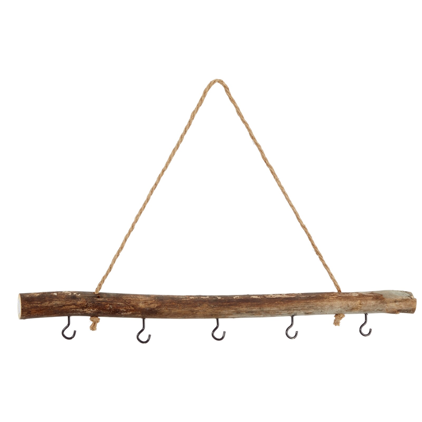 HTI-Living Hängedeko Holzstange mit Haken