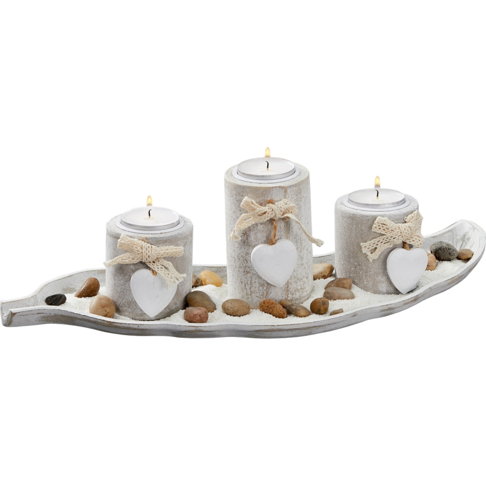HTI-Living Teelichthalter mit Tablett und Zubeh&ouml;r - Bild 1
