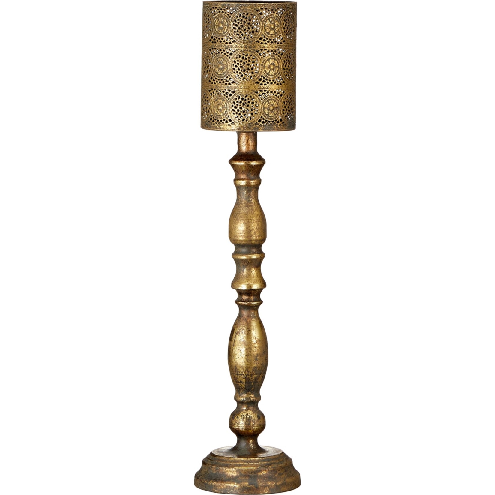 HTI-Living Windlicht auf Fu&szlig; Ornament - Bild 1