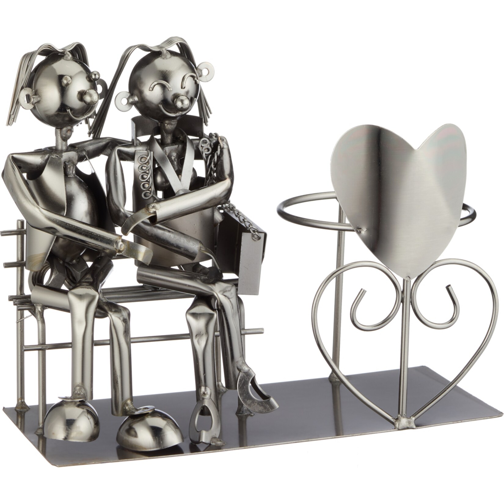 HTI-Living Weinflaschenhalter Liebespaar - Bild 1