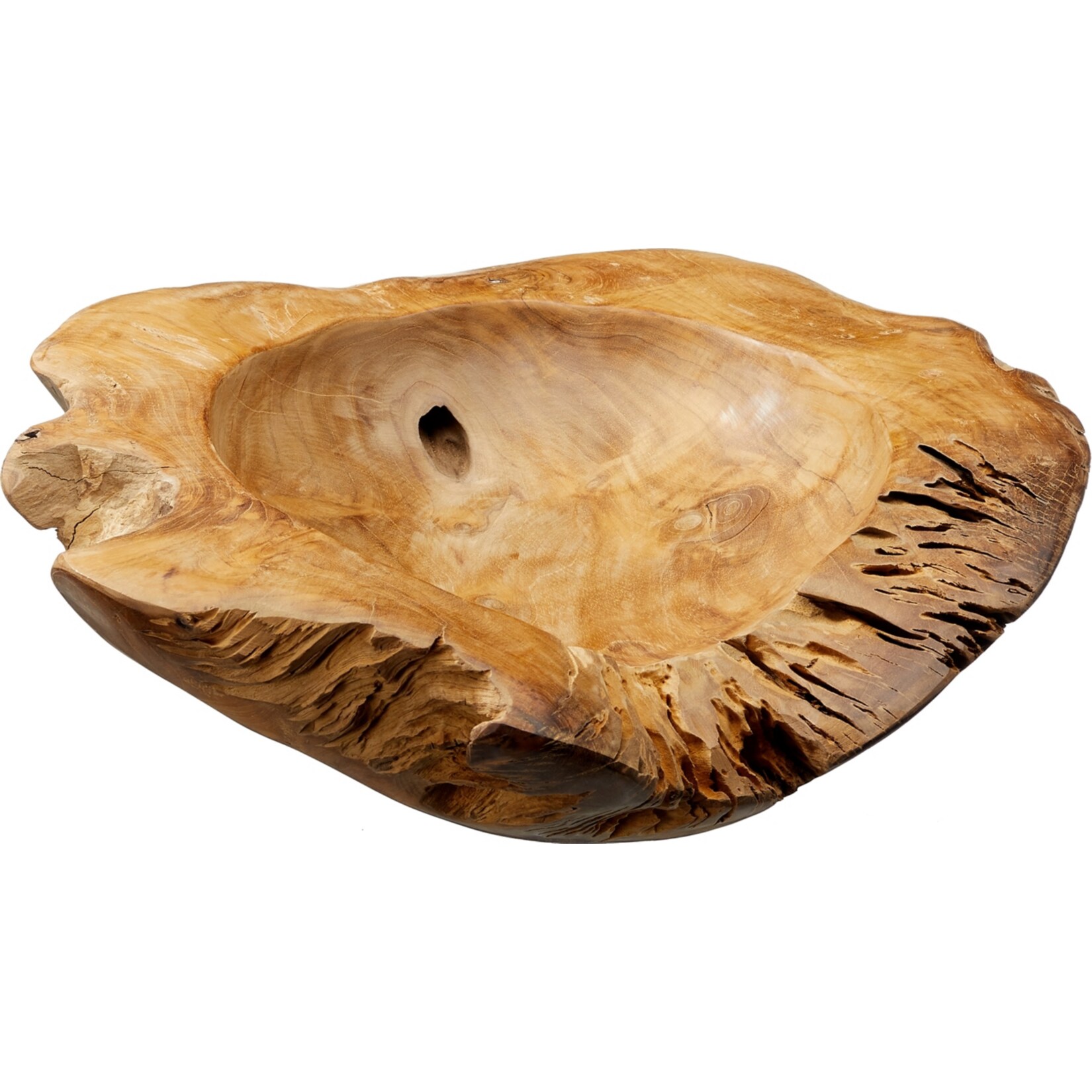 HTI-Living Teak Holz Schale 40 cm - Bild 1