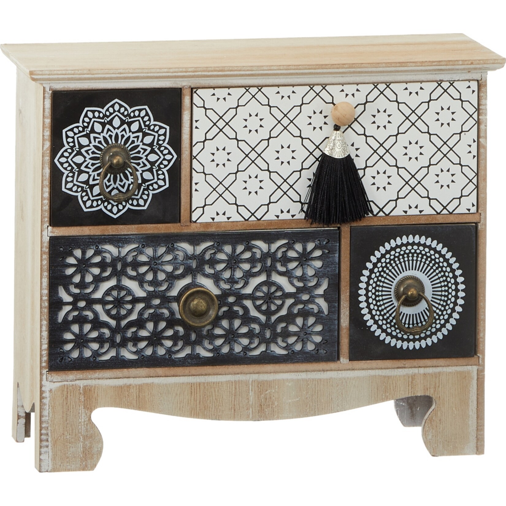 HTI-Living Kommode 4 Schubladen Mini - Bild 1