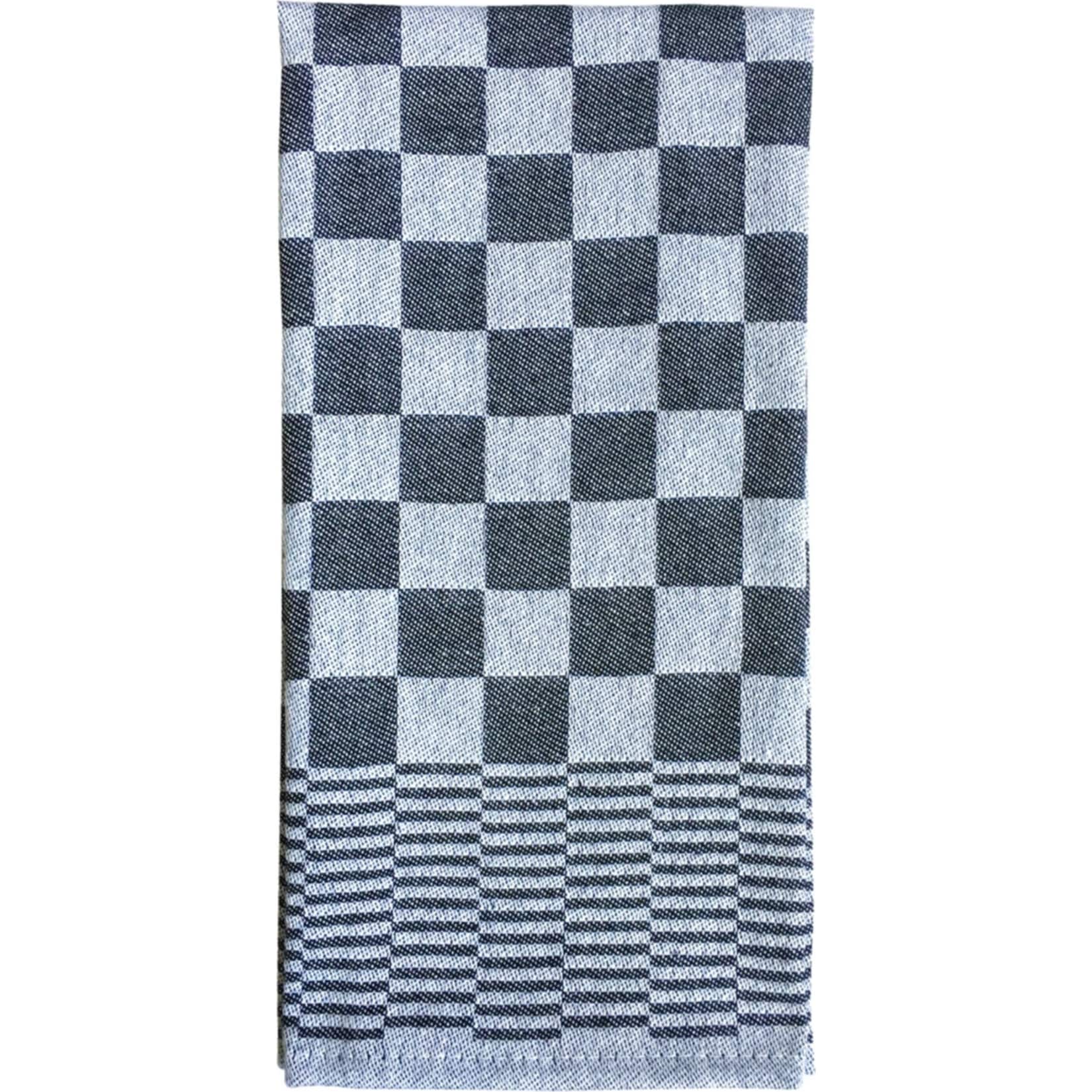 neuetischkultur K&uuml;chentuch Schwarz Kariert - Bild 1