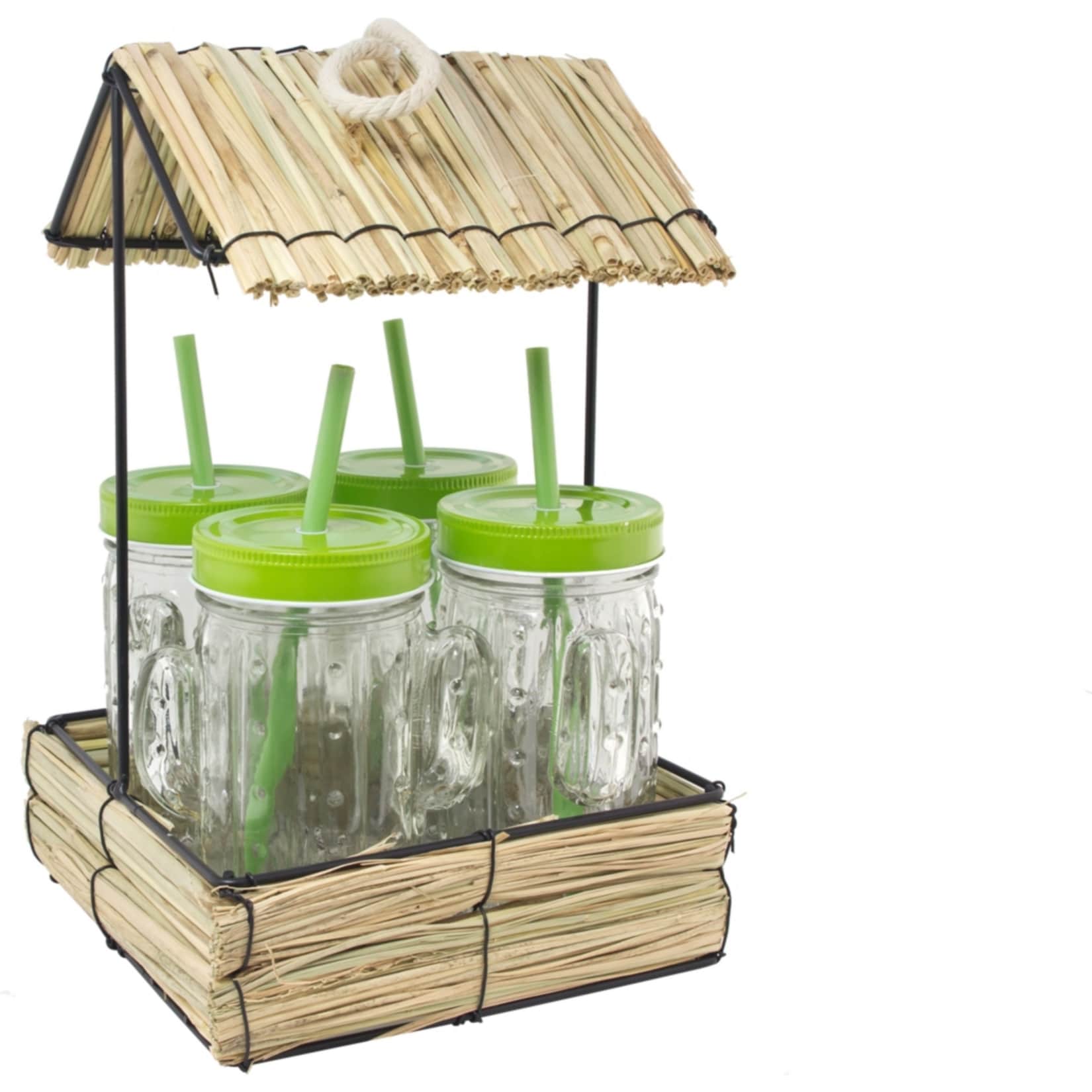 neuetischkultur Trinkbecher 4 St&uuml;ck mit H&uuml;tte Kaktus - Bild 1